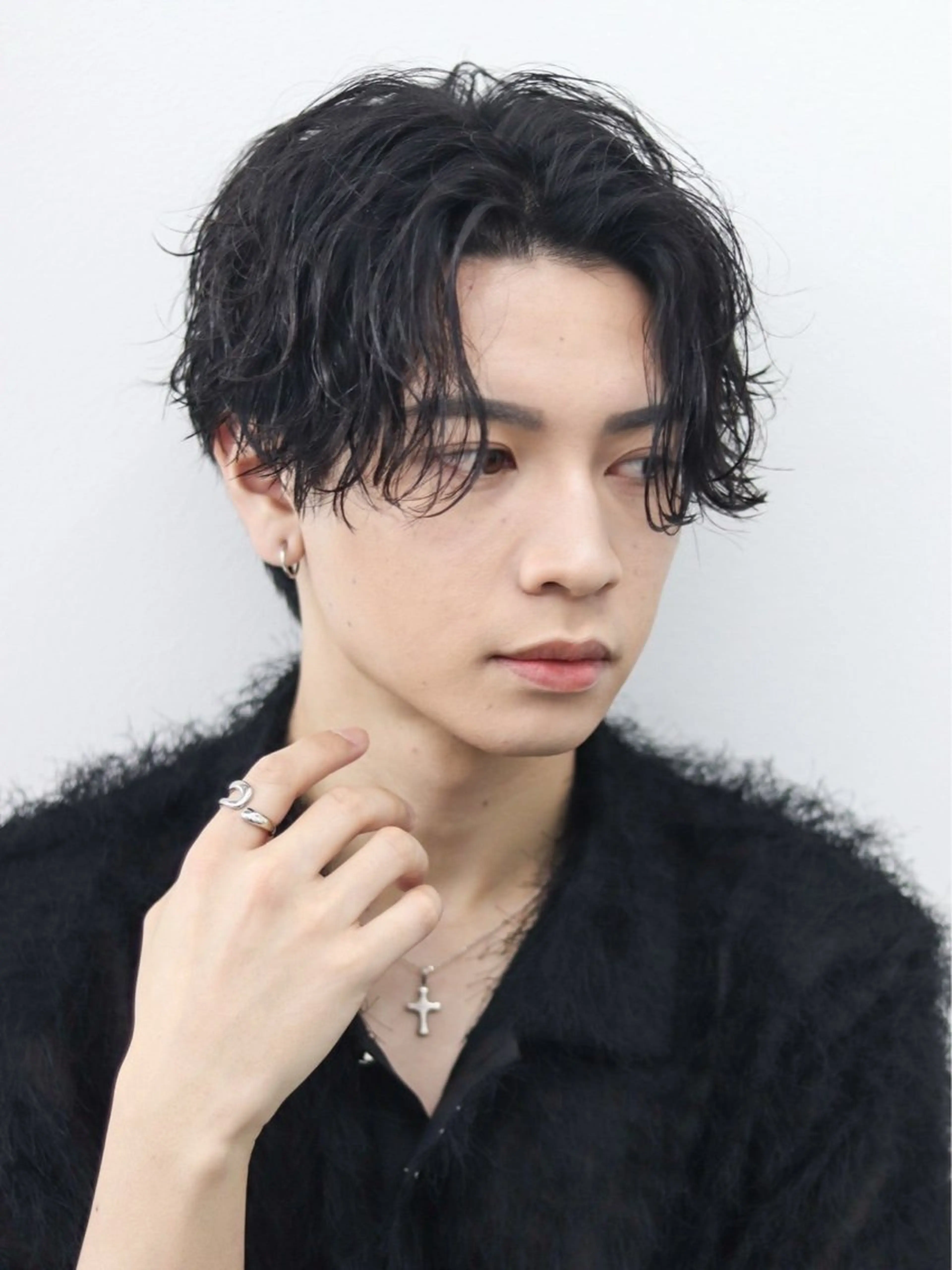 パーマ メンズ 💀EDEN聖矢/ ブリーチ"骨格補正"のヘアスタイル