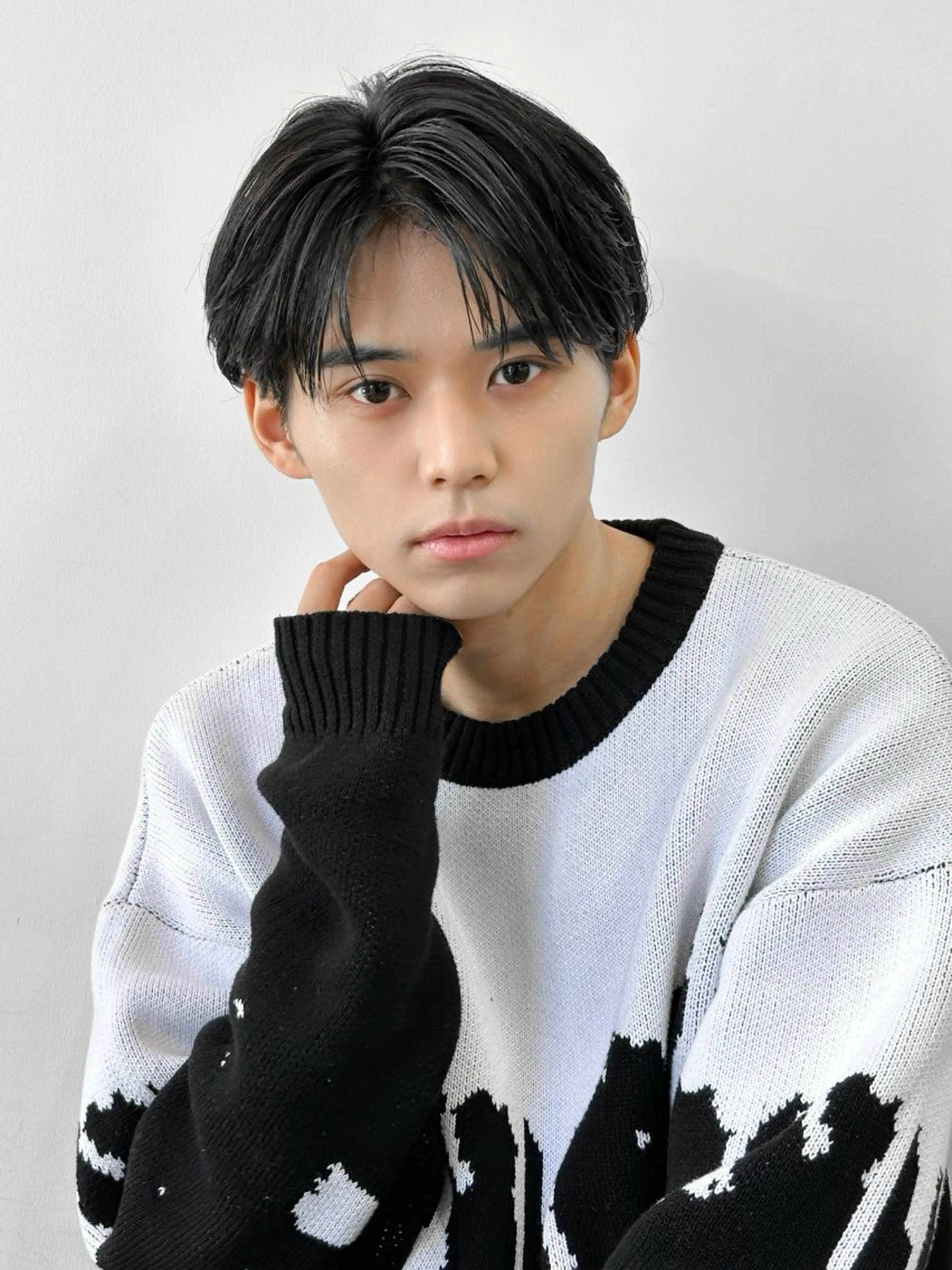 ショート メンズ センターパート メンズ特化/パーマ 職人/ひかるのヘアスタイル