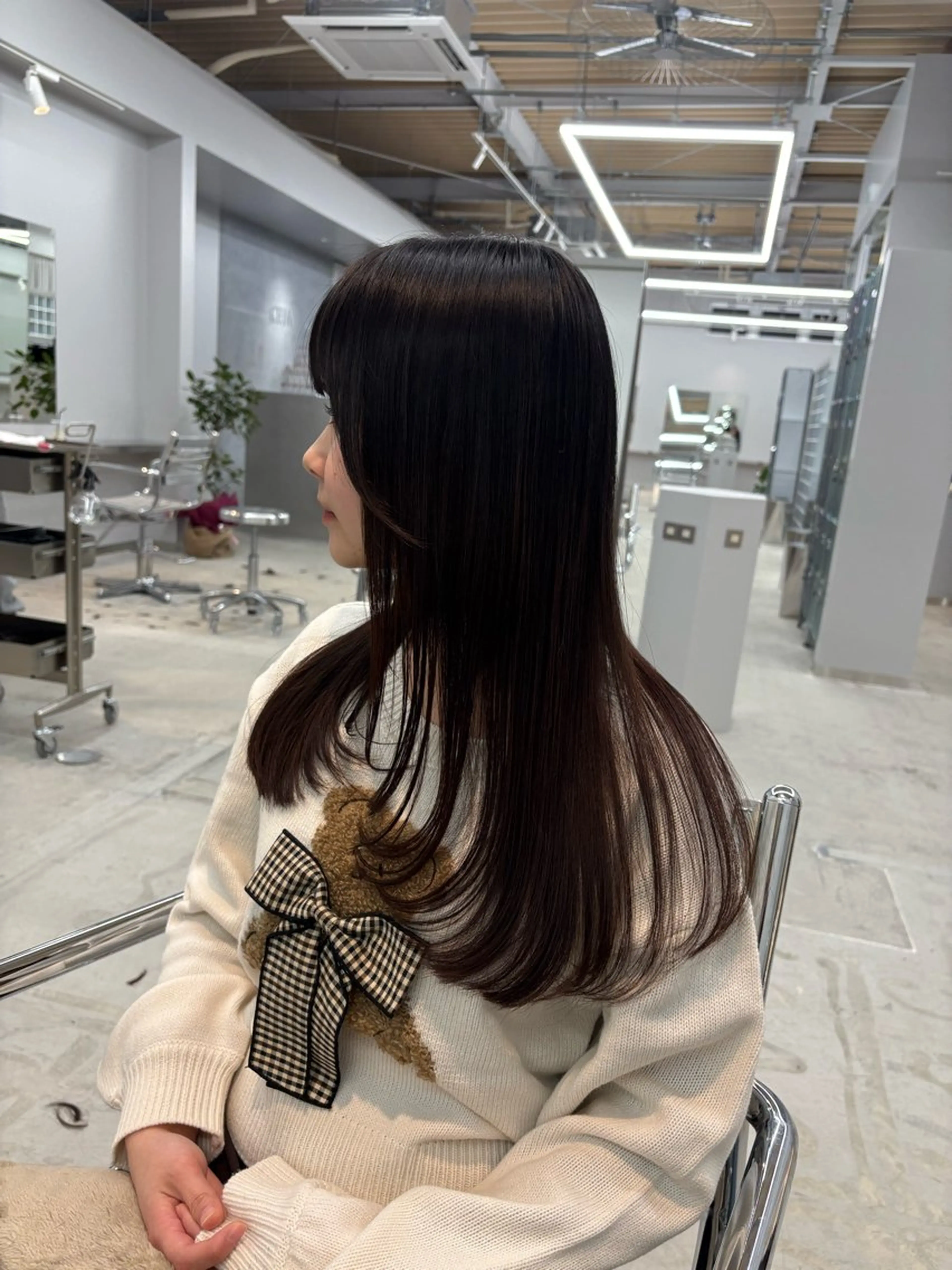 ロング レイヤーカット 渡部 心柚のヘアスタイル