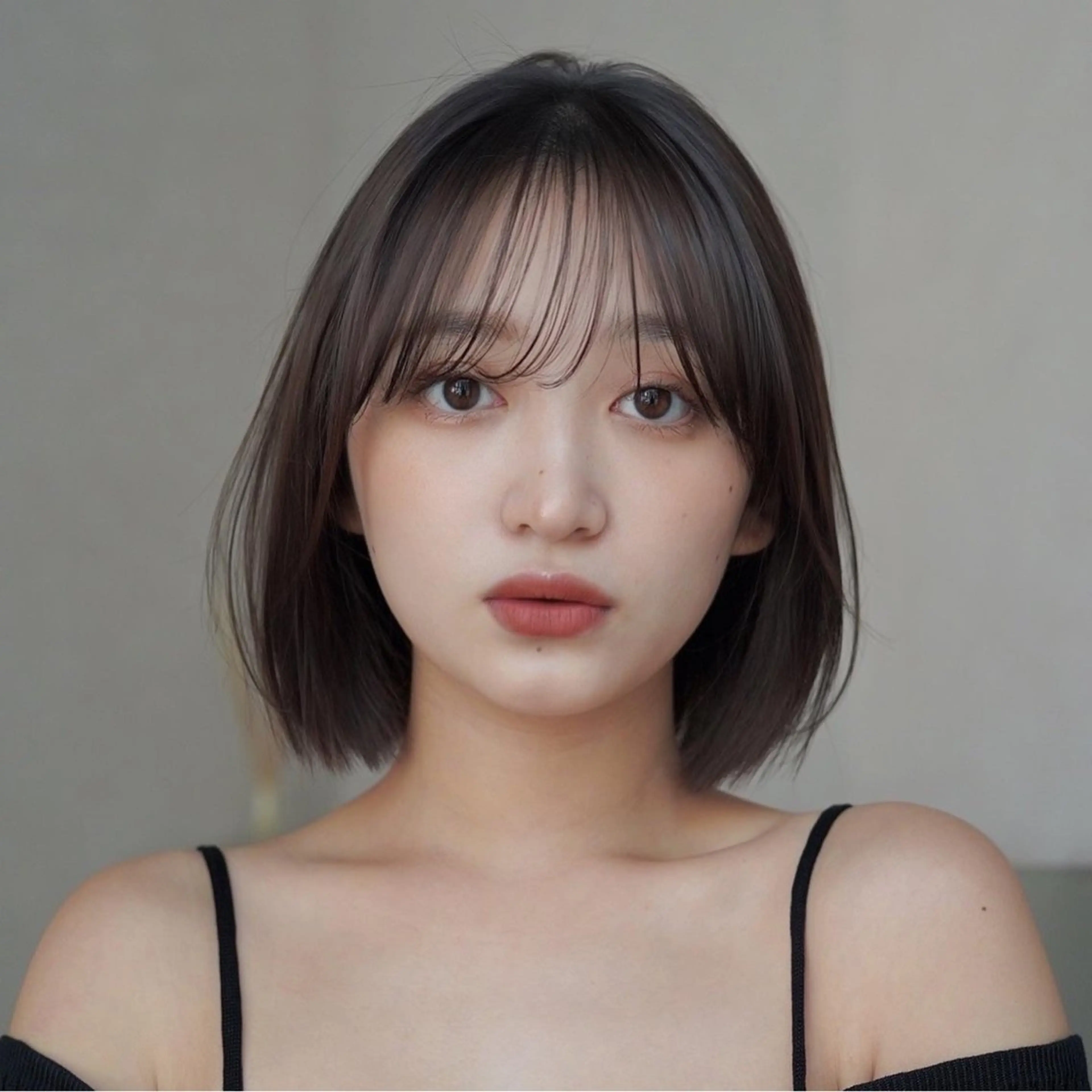 ショート ボブ カット ヘアカラー 栗原 瑞稀のヘアスタイル