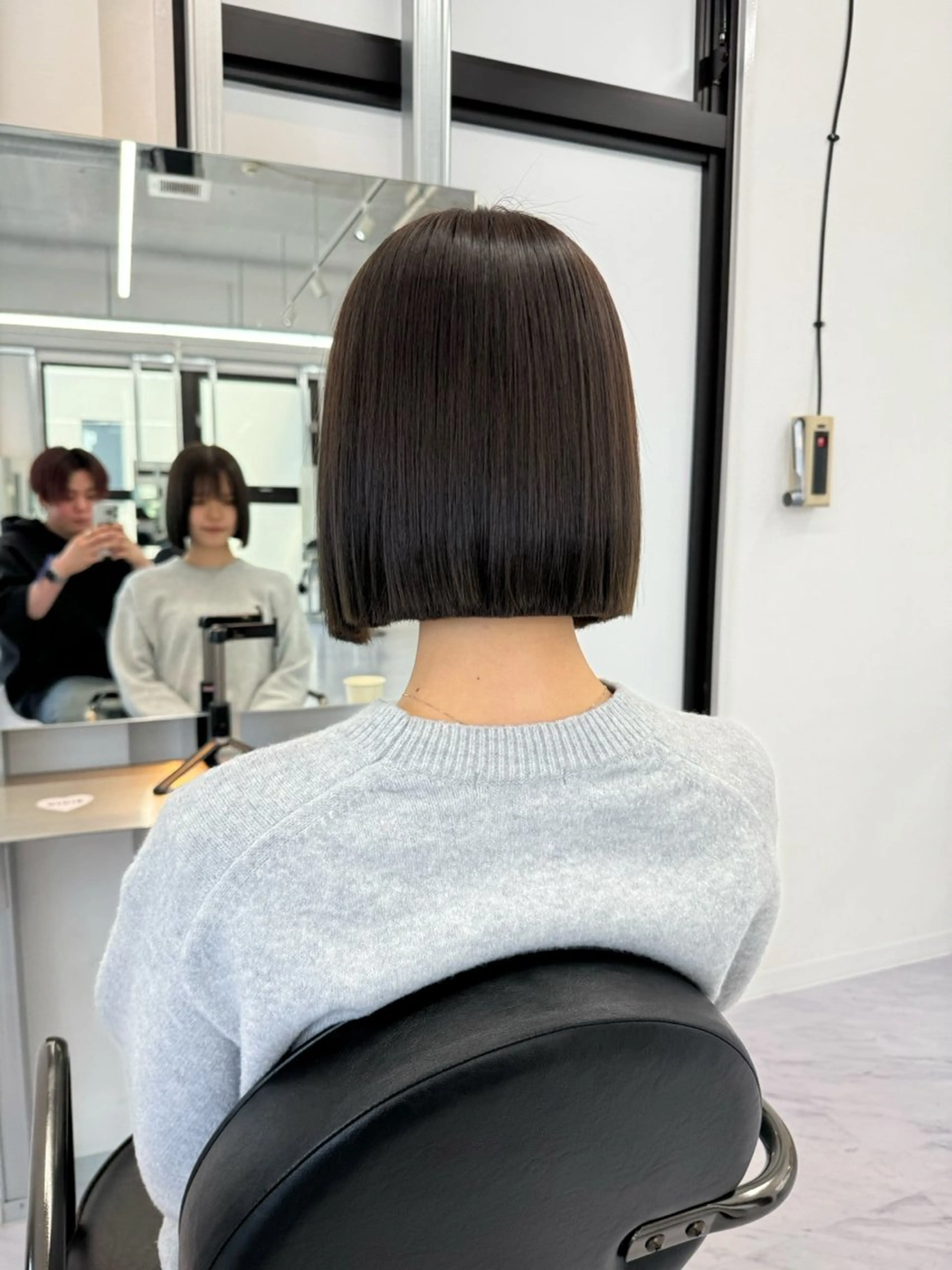 ❤️‍🔥期間限定❤️‍🔥19時以降限定✨🩵小顔効果切りっぱなしボブカット🩵の写真