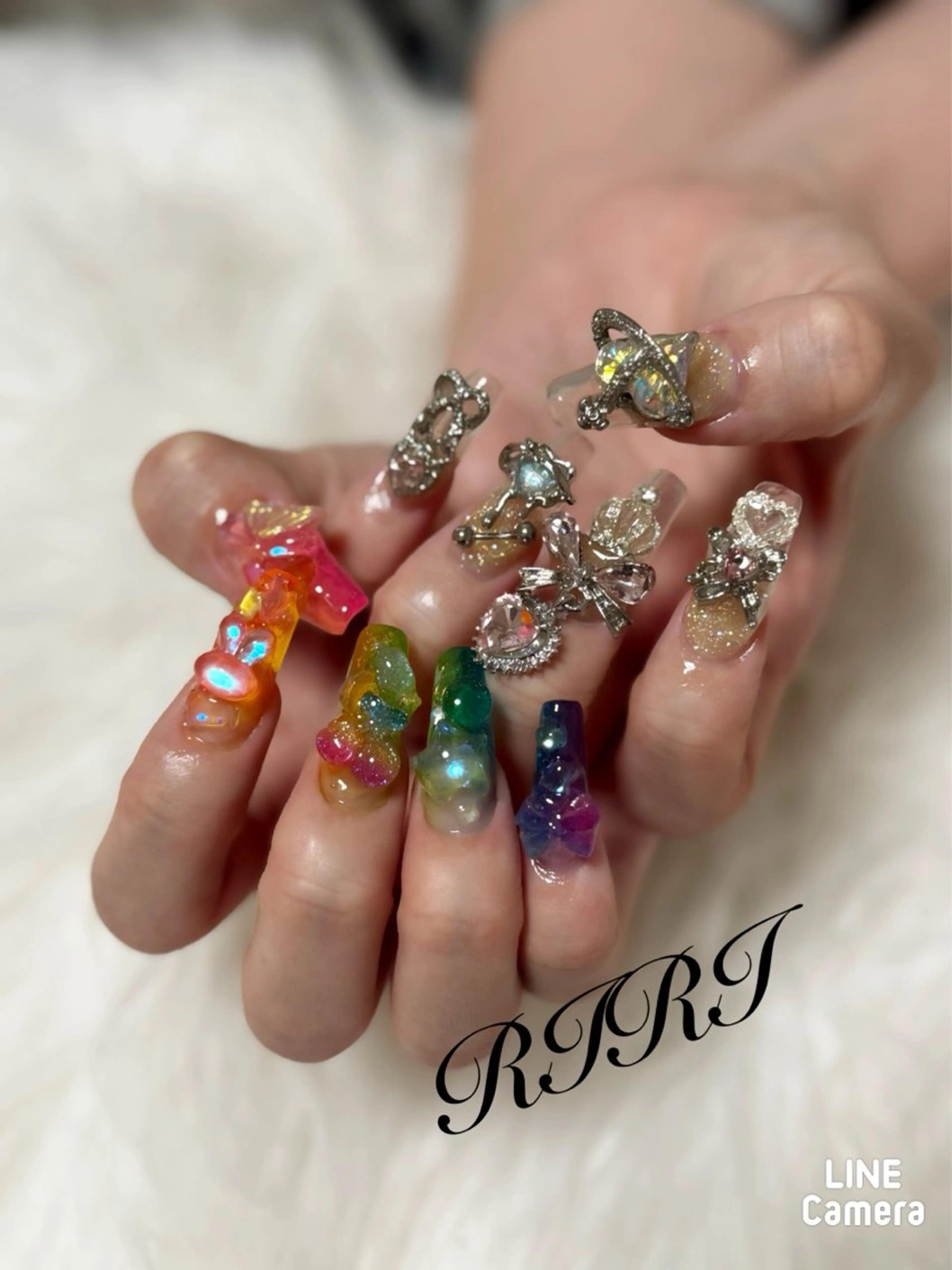 ネイル ハンドネイル riri オーナーのネイルデザイン