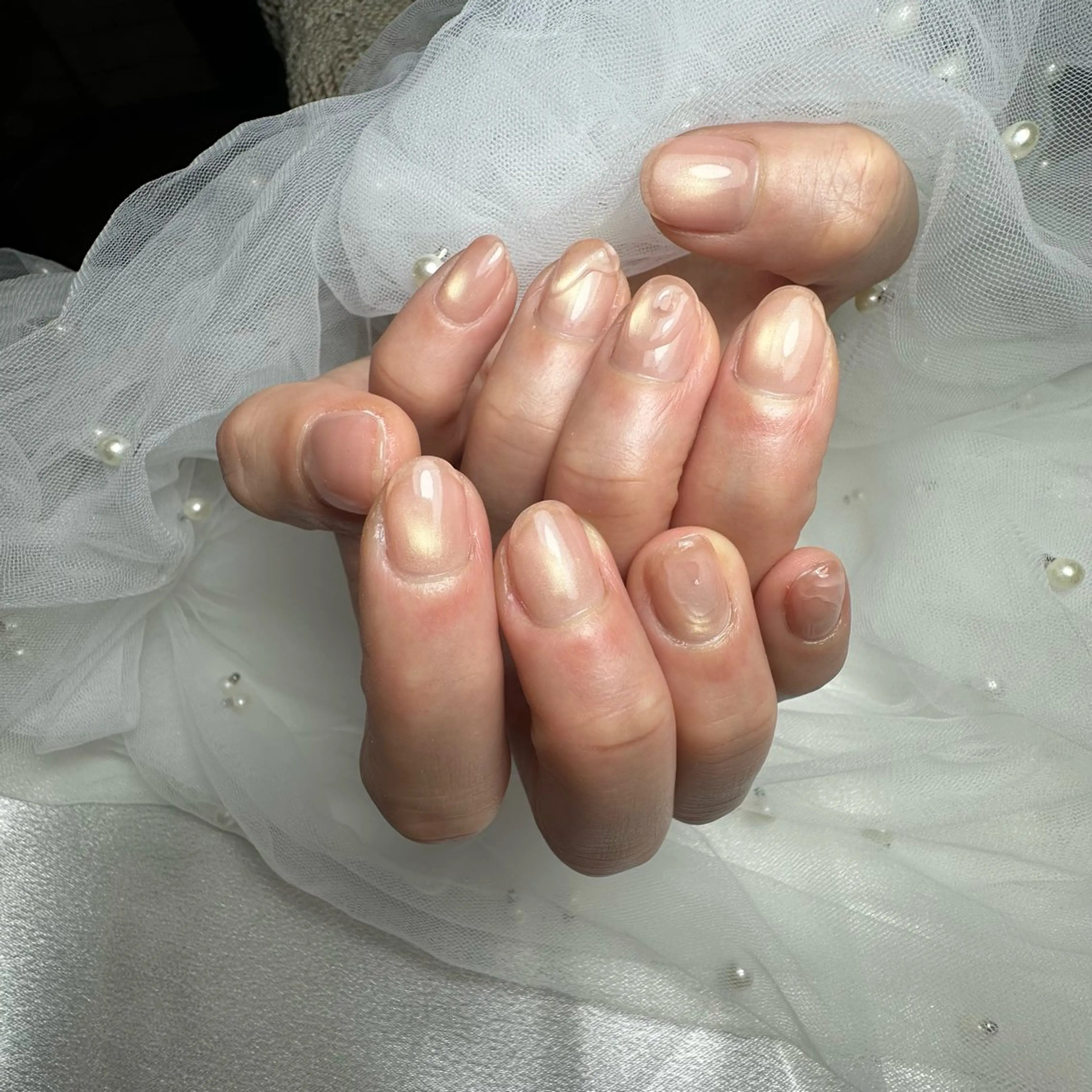 ネイル シンプルネイル 里見 麗のネイルデザイン