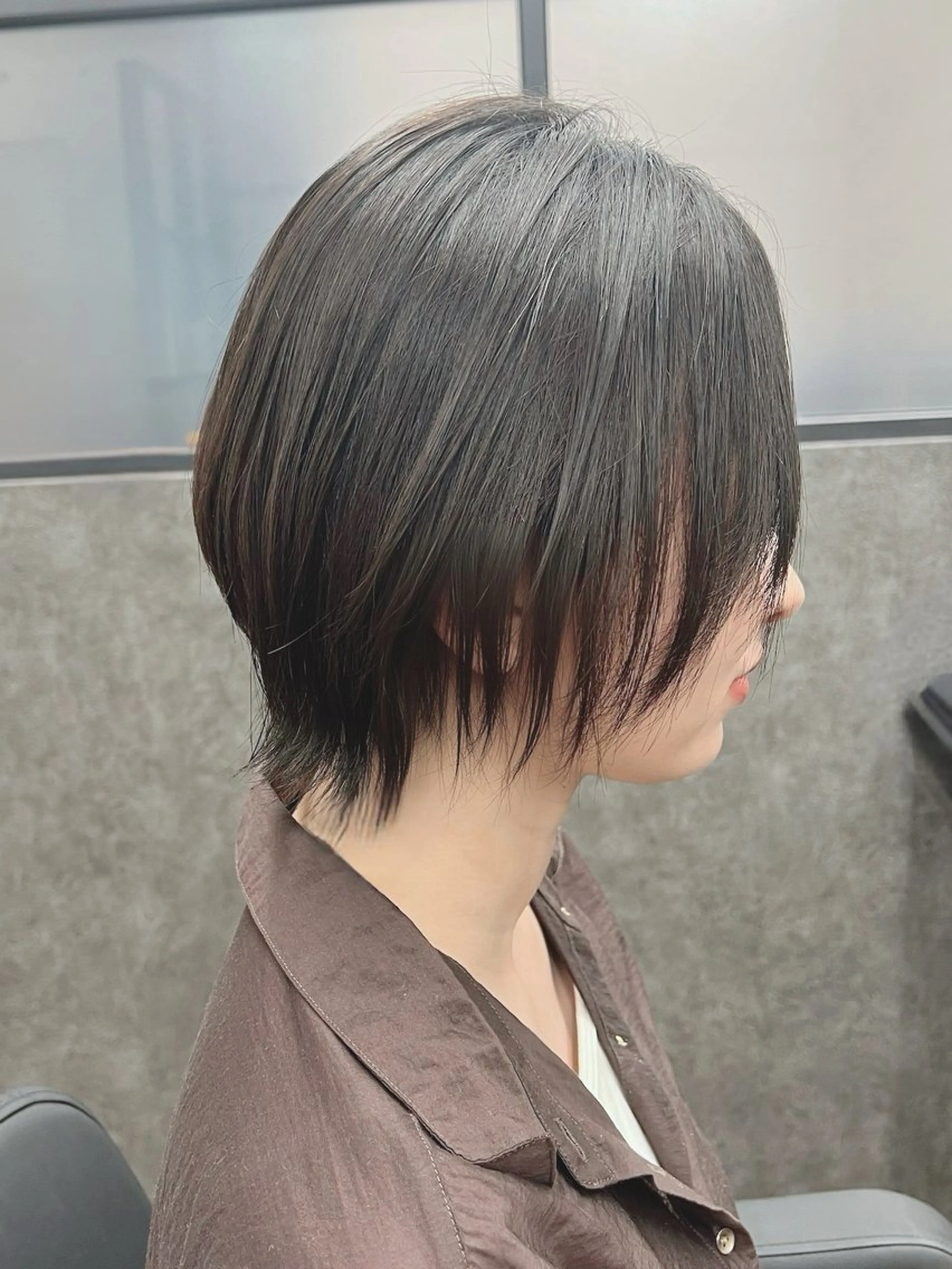 ショート パーマ 髪質改善 ショートヘア 縮毛矯正 ストレートパーマ 小野 ふみこのヘアスタイル