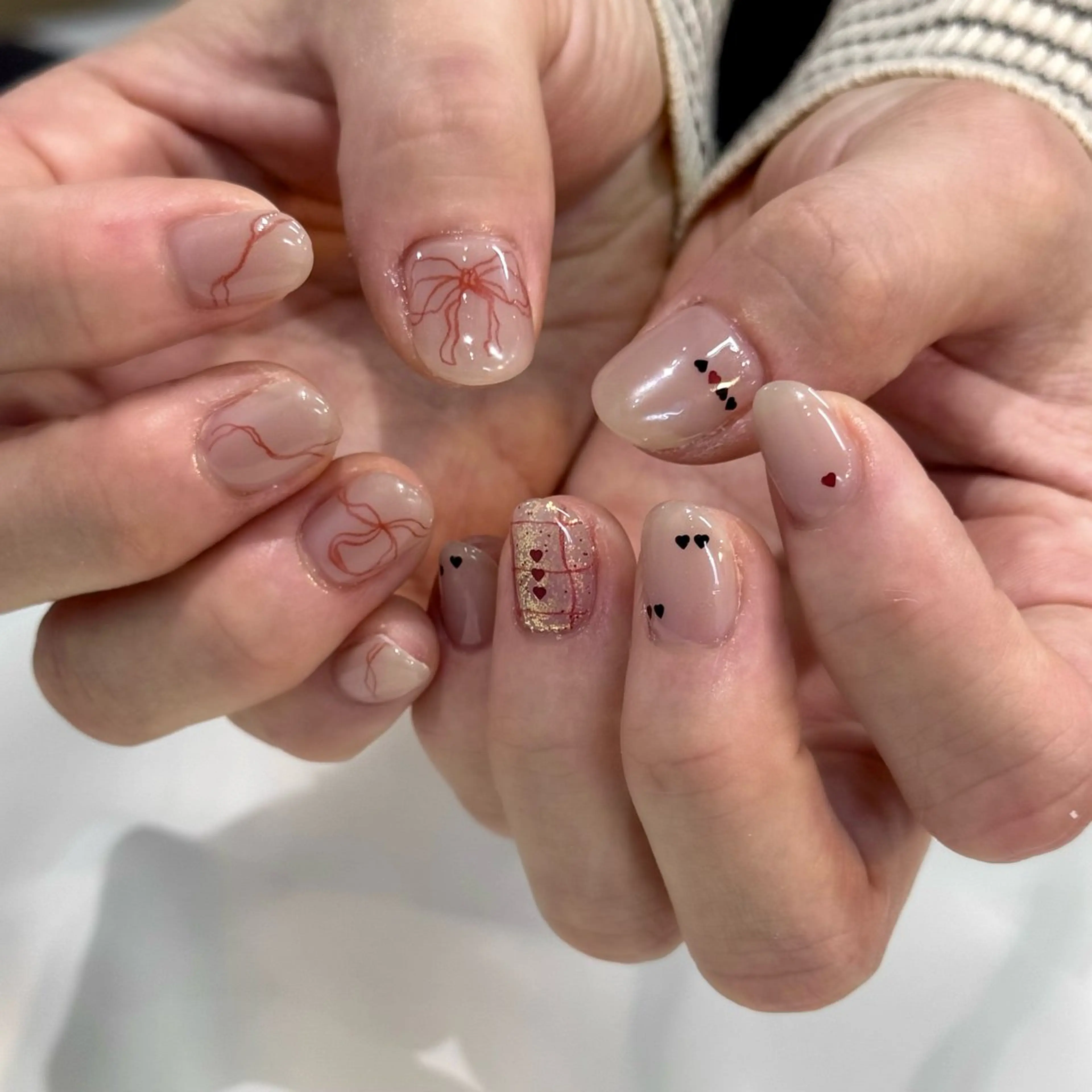 ネイル アートネイル 持ち込み ハンドネイル HARUKA ネイリスト福岡/薬院のネイルデザイン