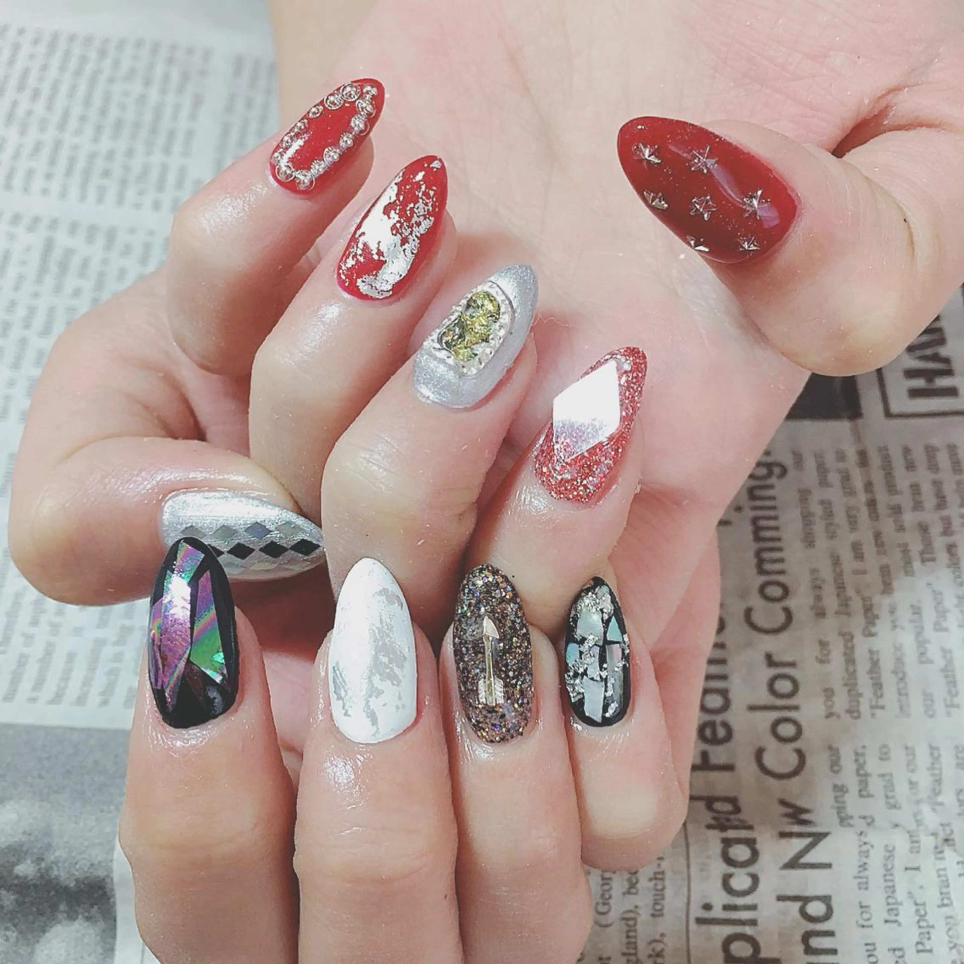 ネイル ハンドネイル ハンドケア 森山 舞のネイルデザイン