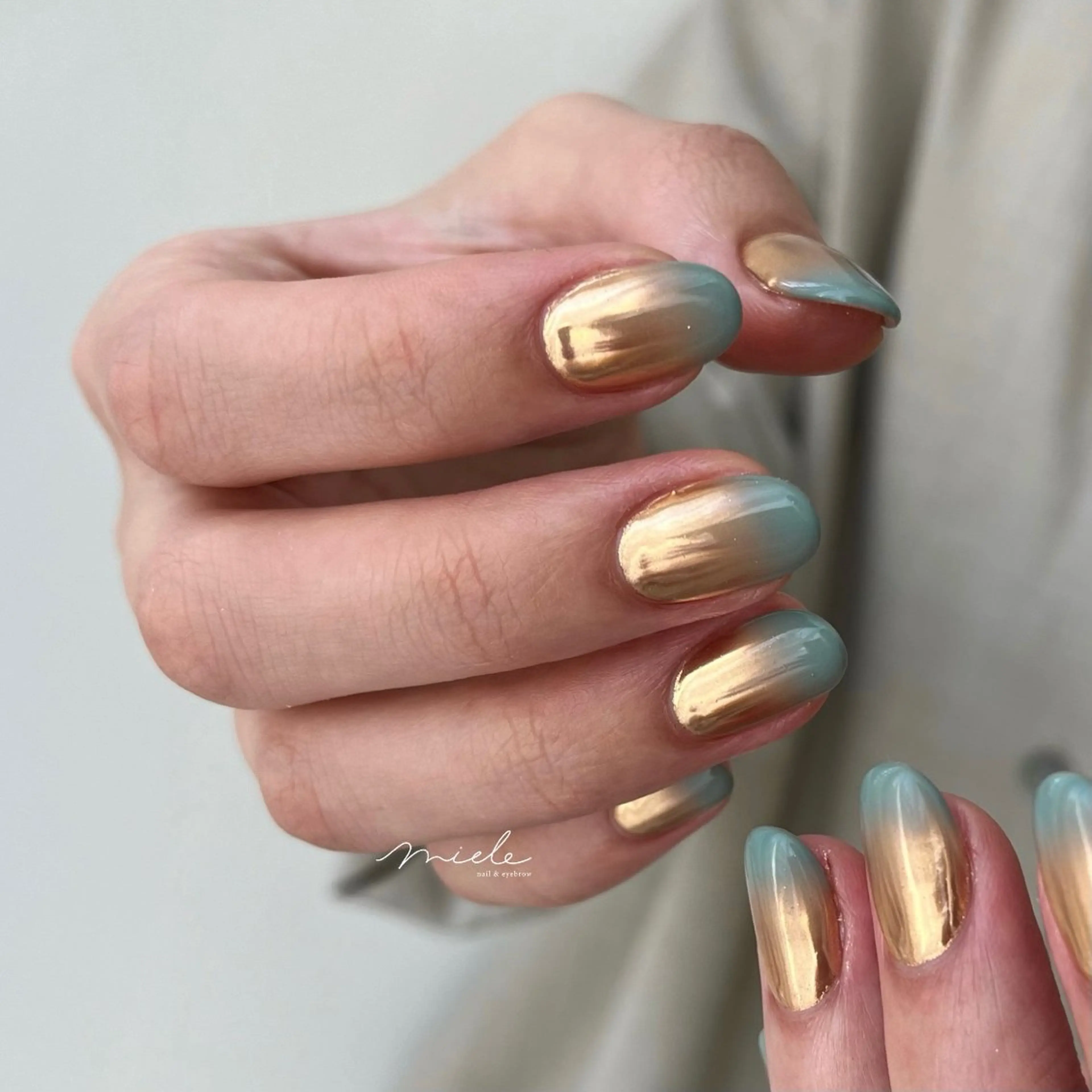 ネイル ハンドネイル miele【ミエレ】 海外シンプルデザインのネイルデザイン
