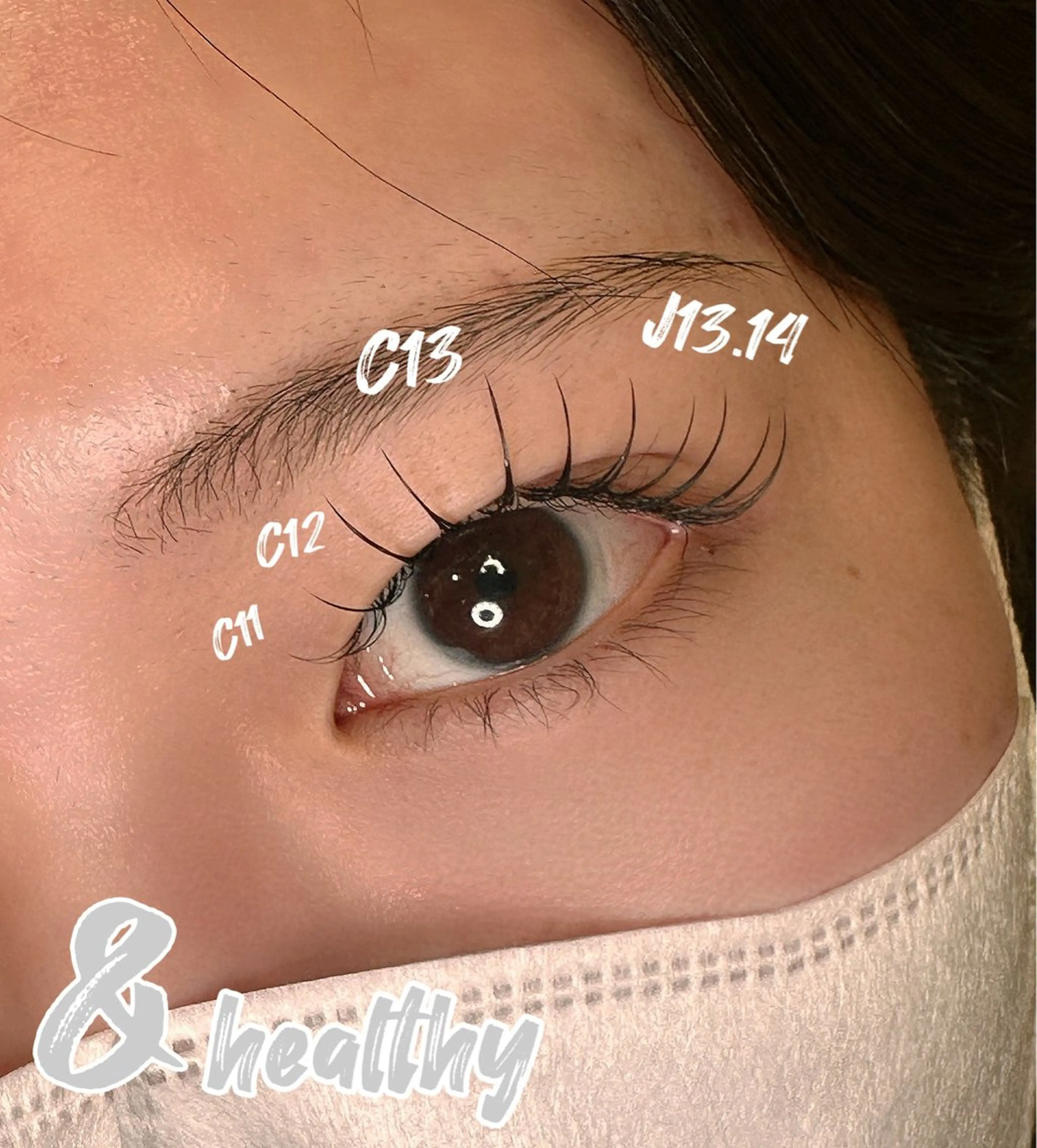 マツエク・マツパ 一重×まつ毛パーマ マツエク k ayakaのマツエク・マツパデザイン