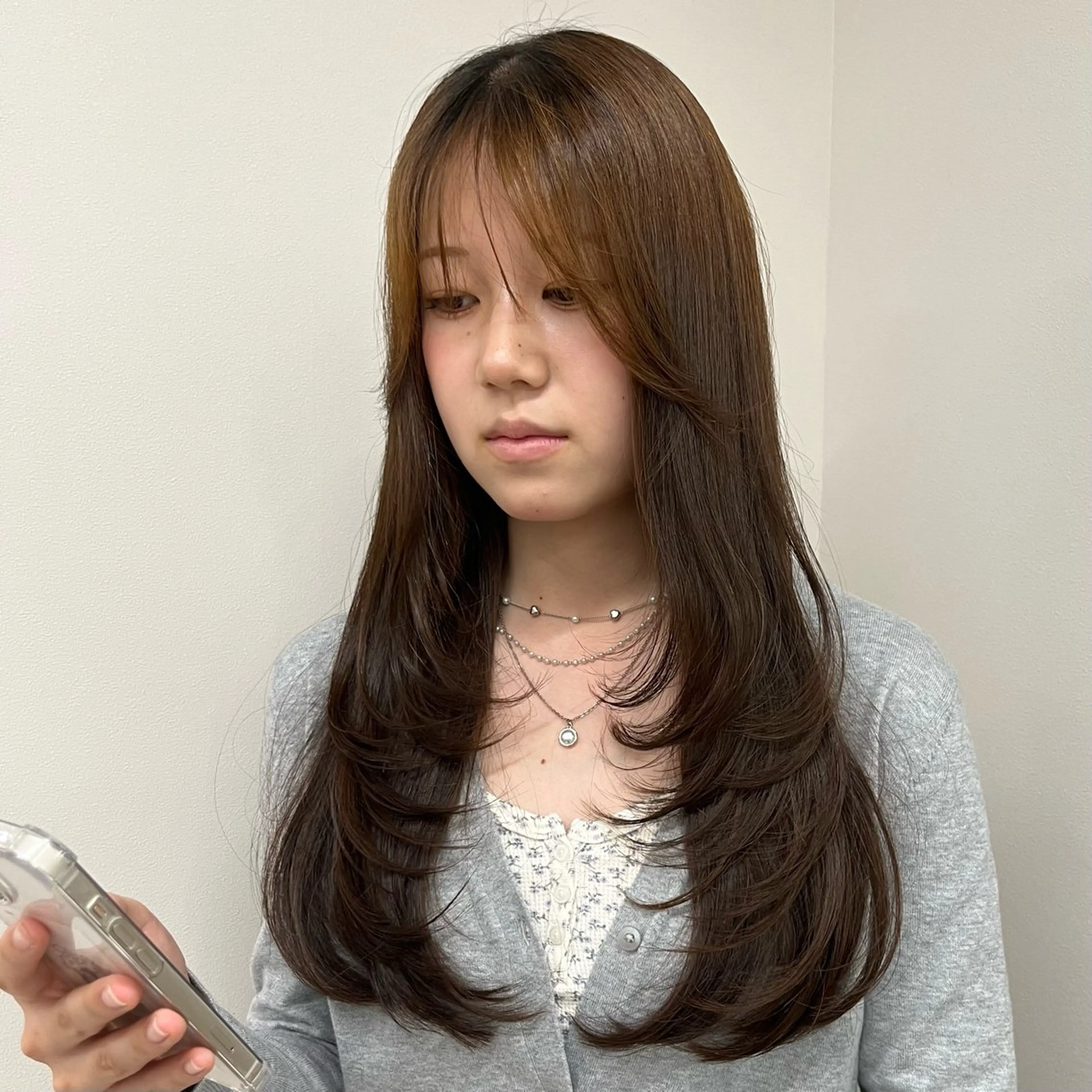 ロング ロングレイヤー レイヤーカット ロング カット トリートメント 🦋レイヤー職人 猪瀬玲奈🦋のヘアスタイル