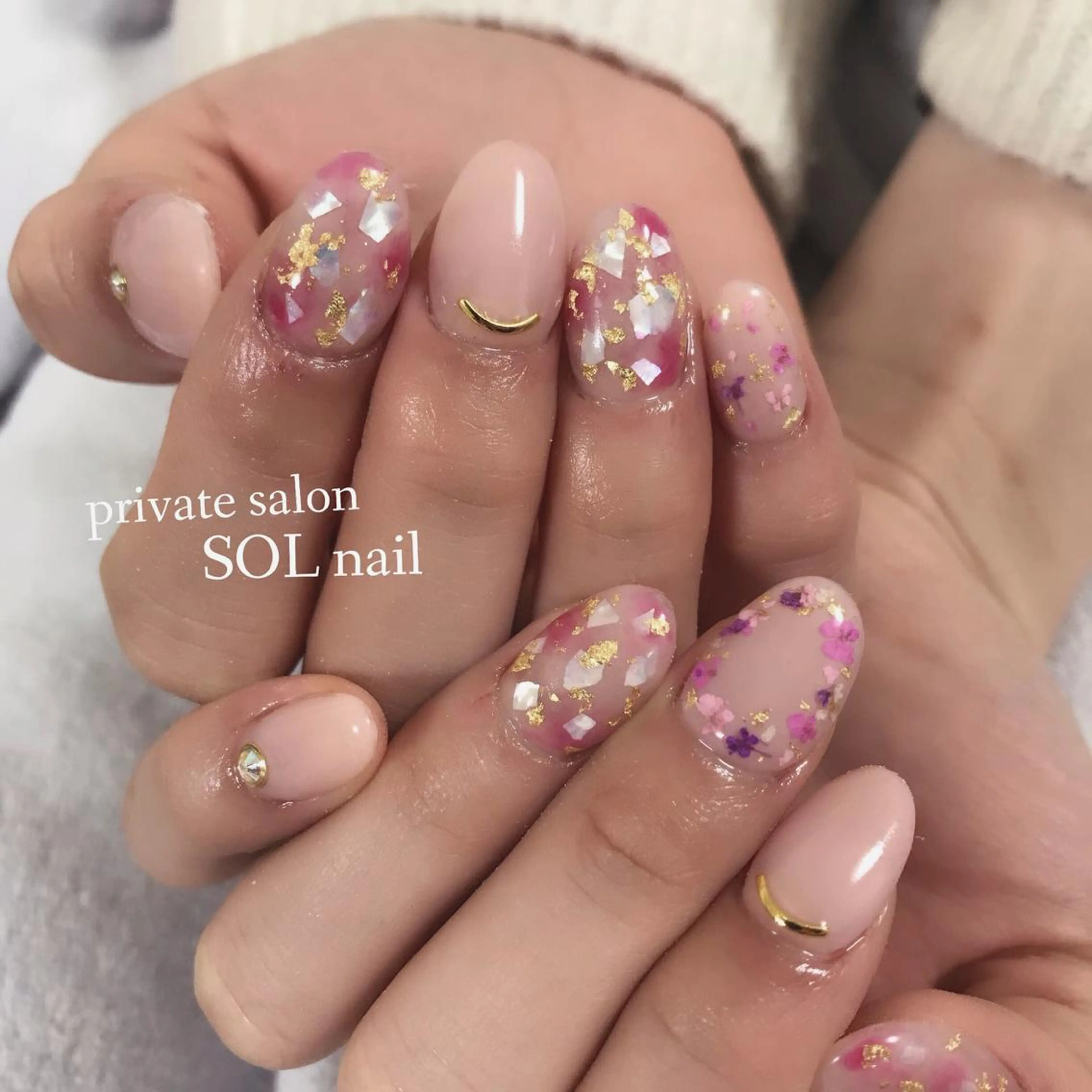 ネイル ハンドネイル SOL NAILのネイルデザイン