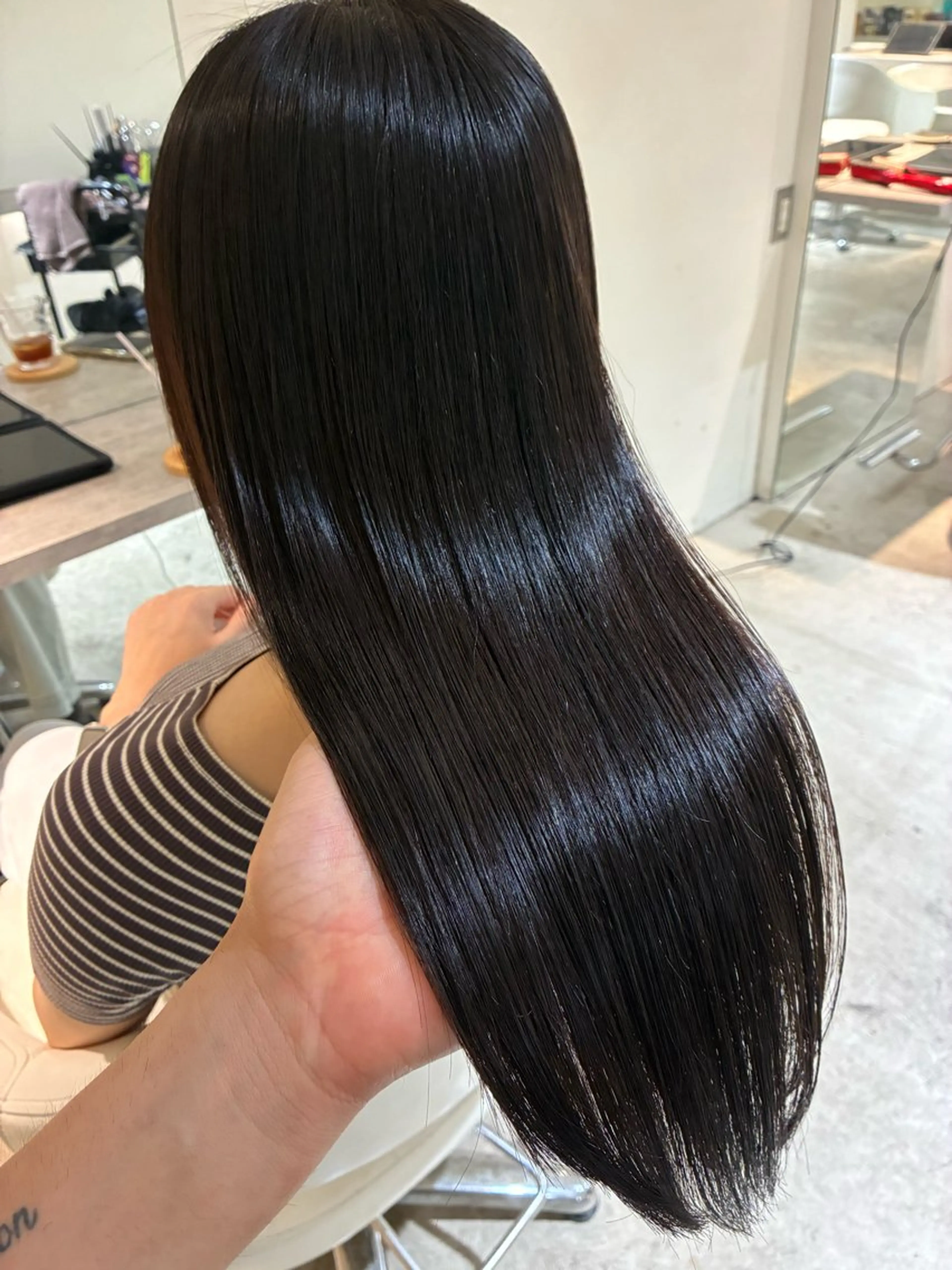 ロング カラー アクアカラー 髪質改善 トリートメント ヘアカラー 縮毛矯正 トリートメント ✨髪のソムリエ✨ 岩川和生のヘアスタイル