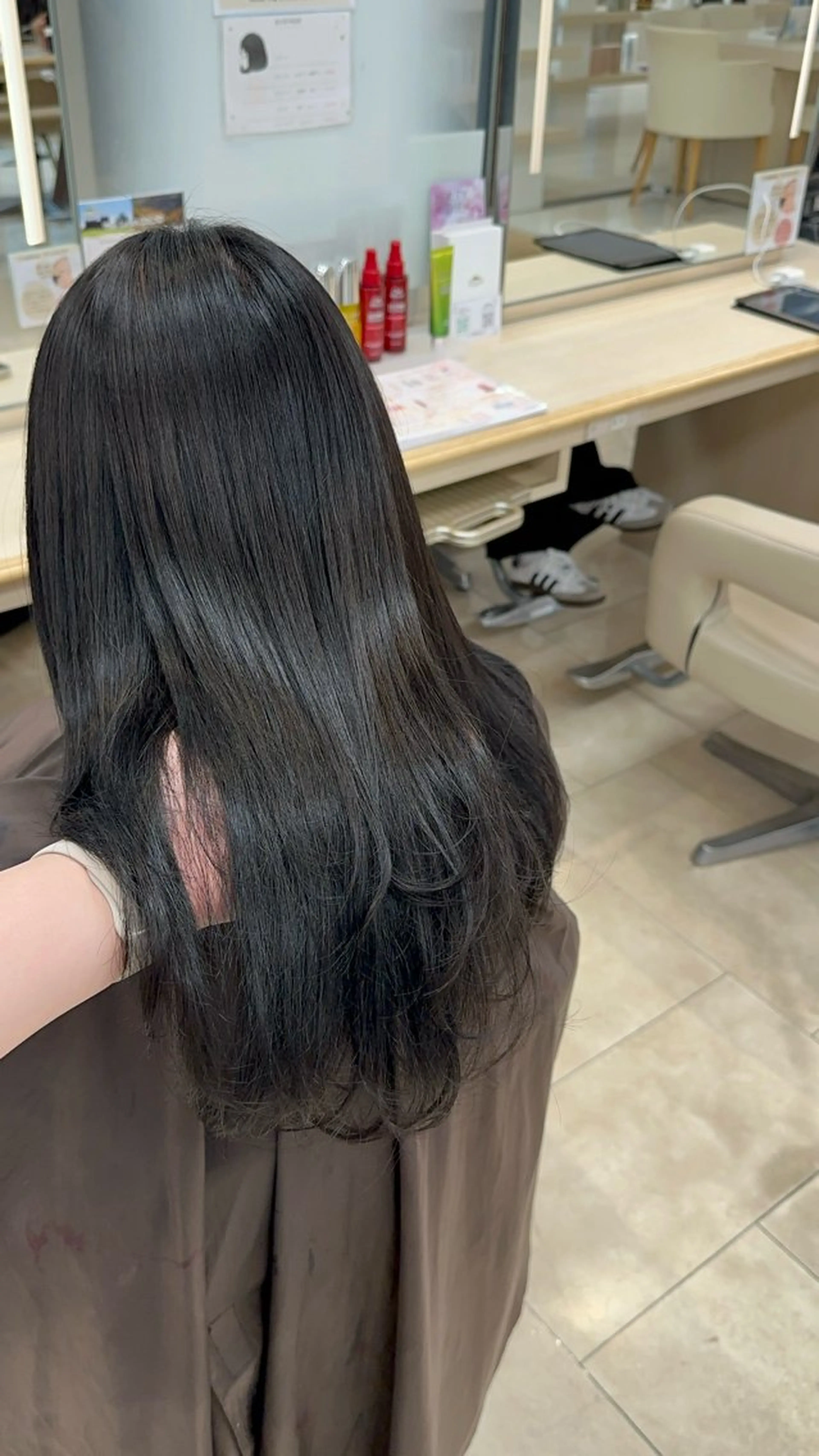 ロング カラー 艶髪 黄金比みくのヘアスタイル