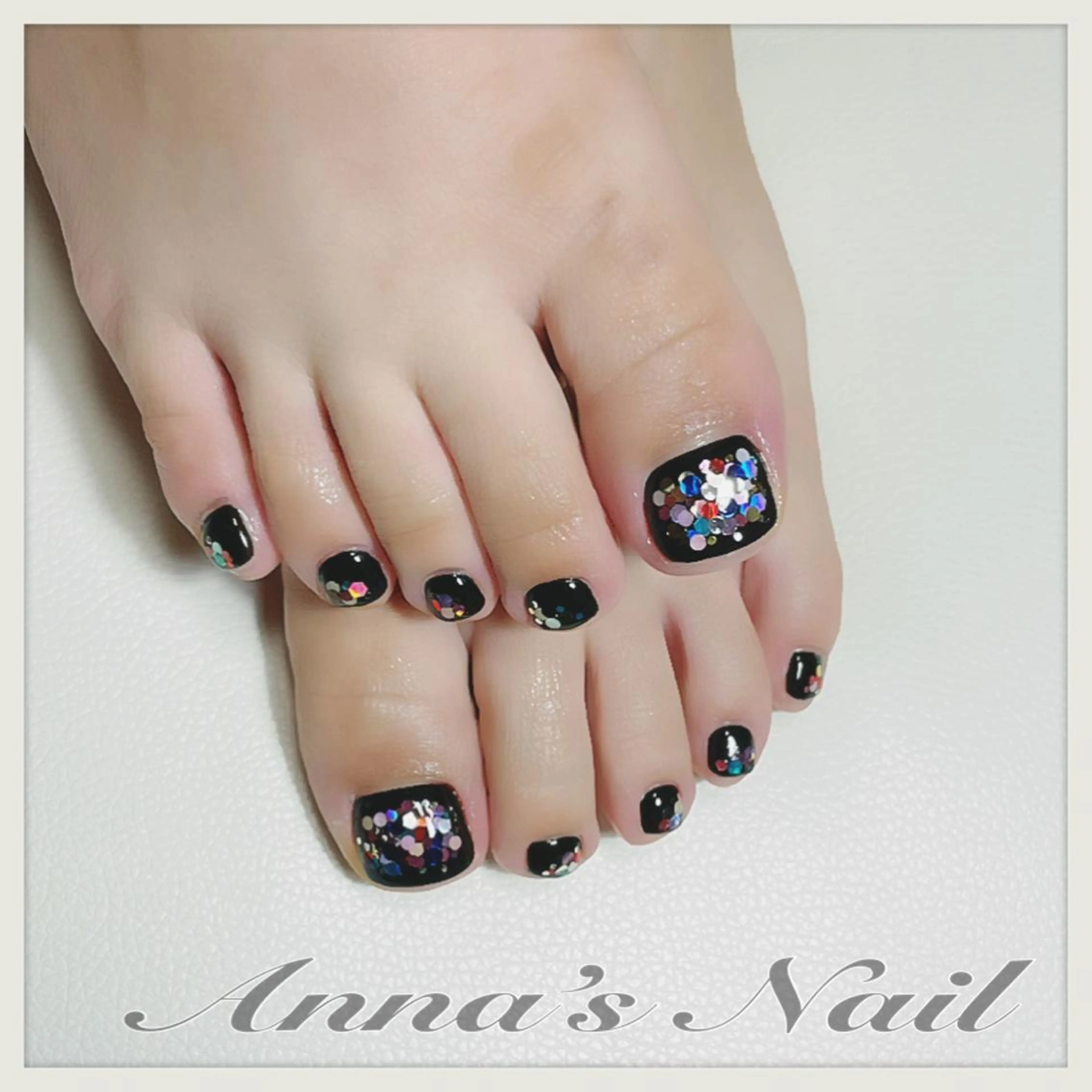 ネイル フットネイル 清口 杏奈のネイルデザイン