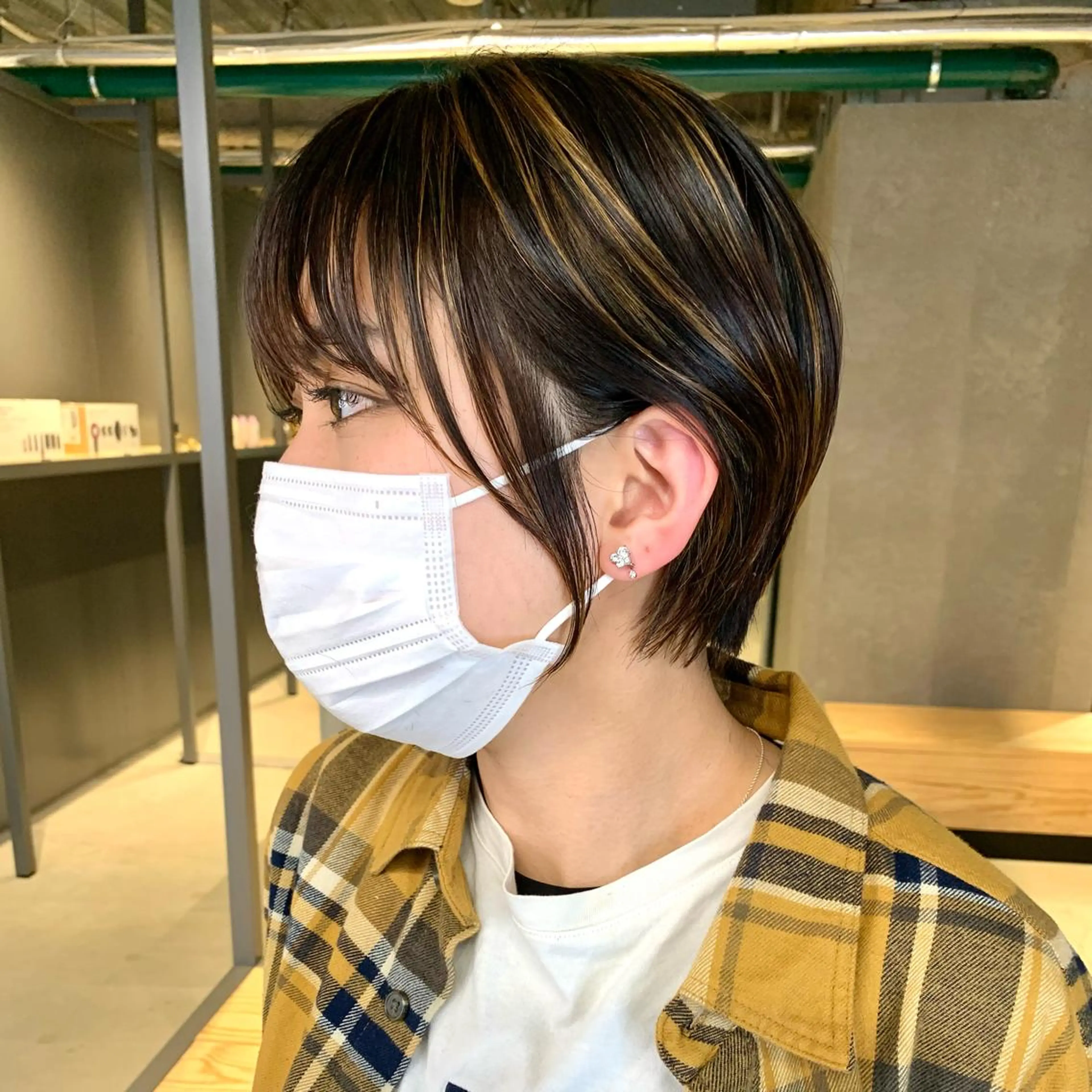 ショート カット ヘアカラー トリートメント ITbyALBUM八王子所属・リョウ/ショート /ハイトーン/八王子のヘアスタイル