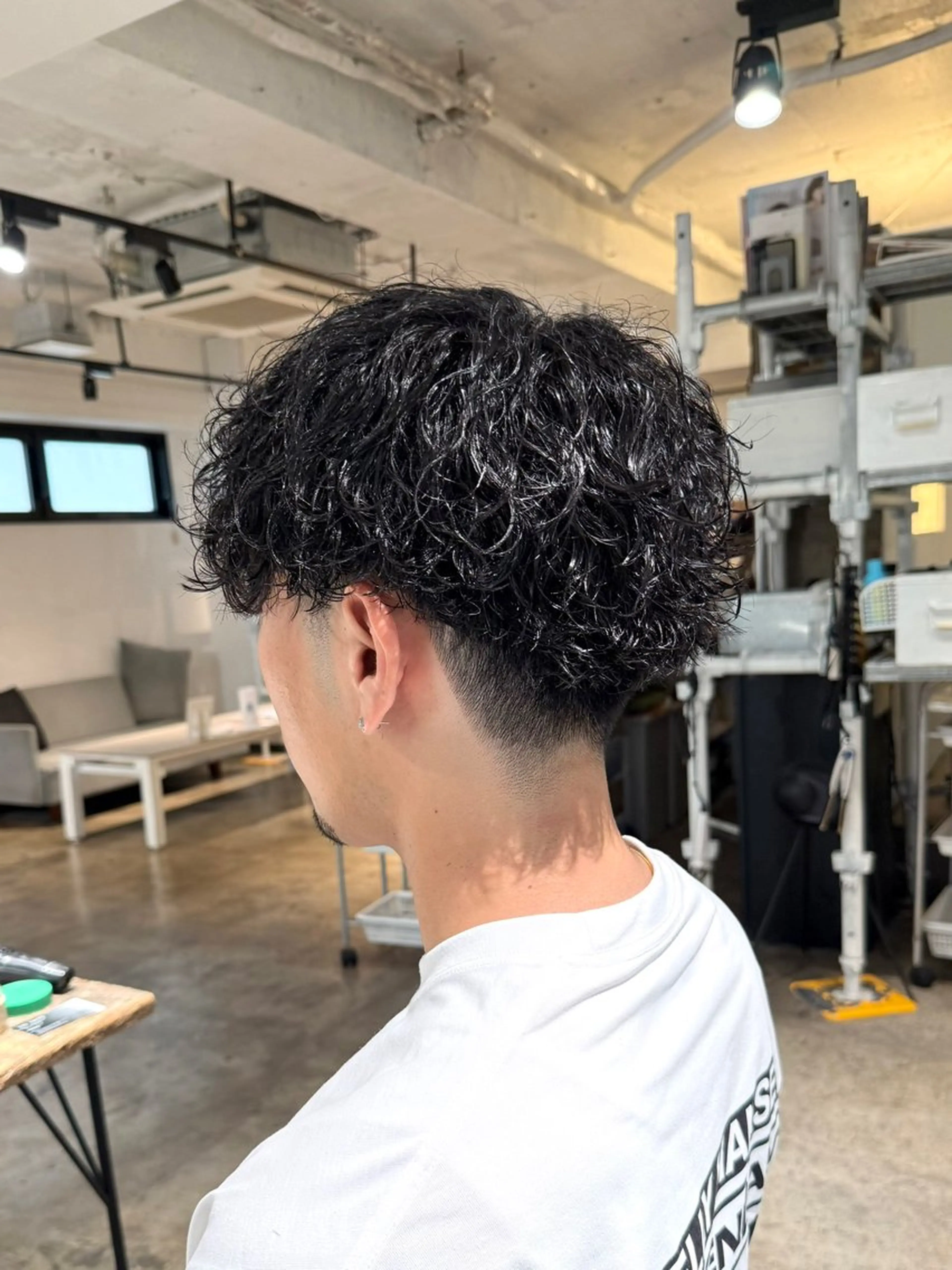 パーマ メンズ メンズパーマ 波巻きパーマ カット パーマ トリートメント 骨格補正施術/メンズ 専門美容師/YUYAのヘアスタイル