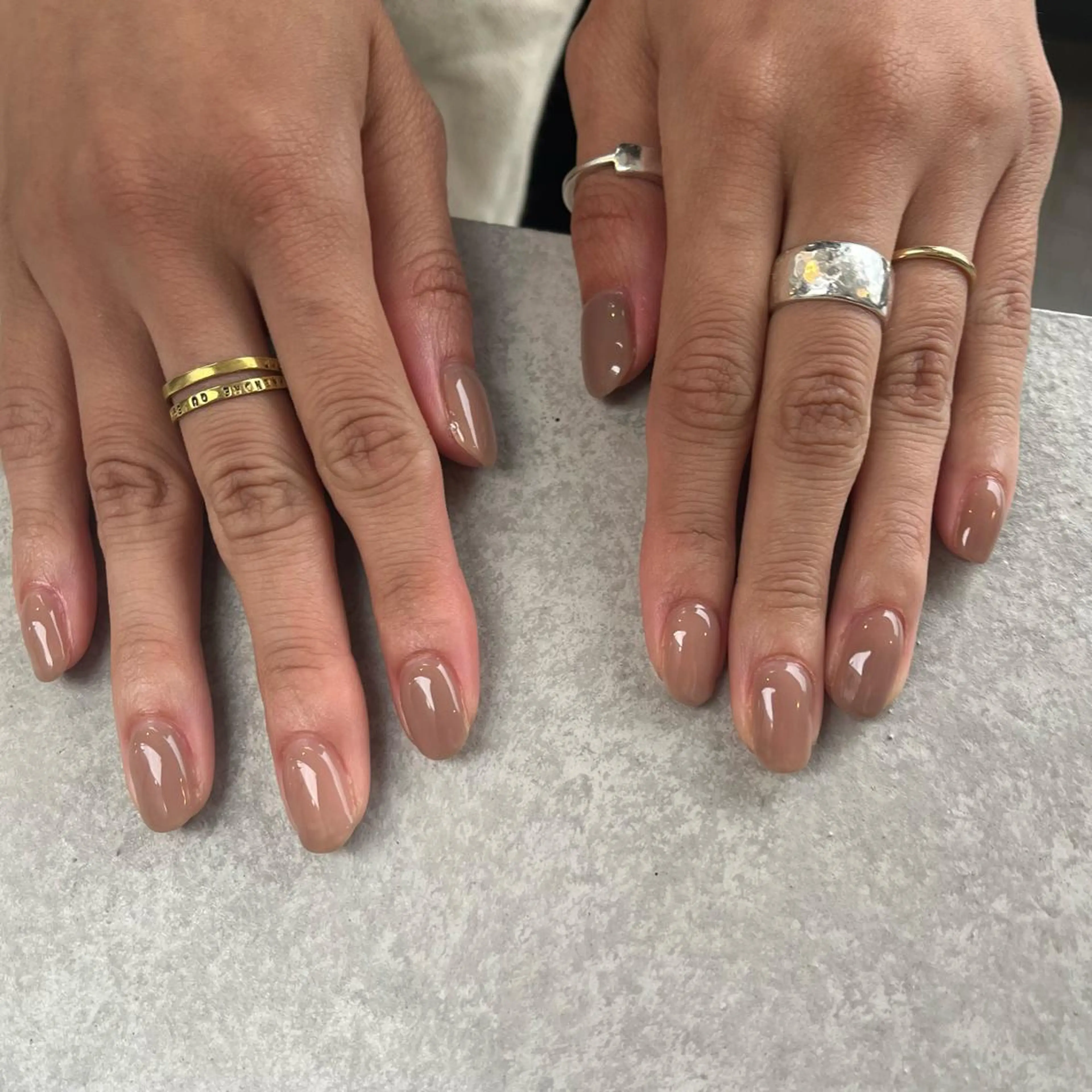 ネイル ハンドネイル 🤎Two ERI🤎のネイルデザイン