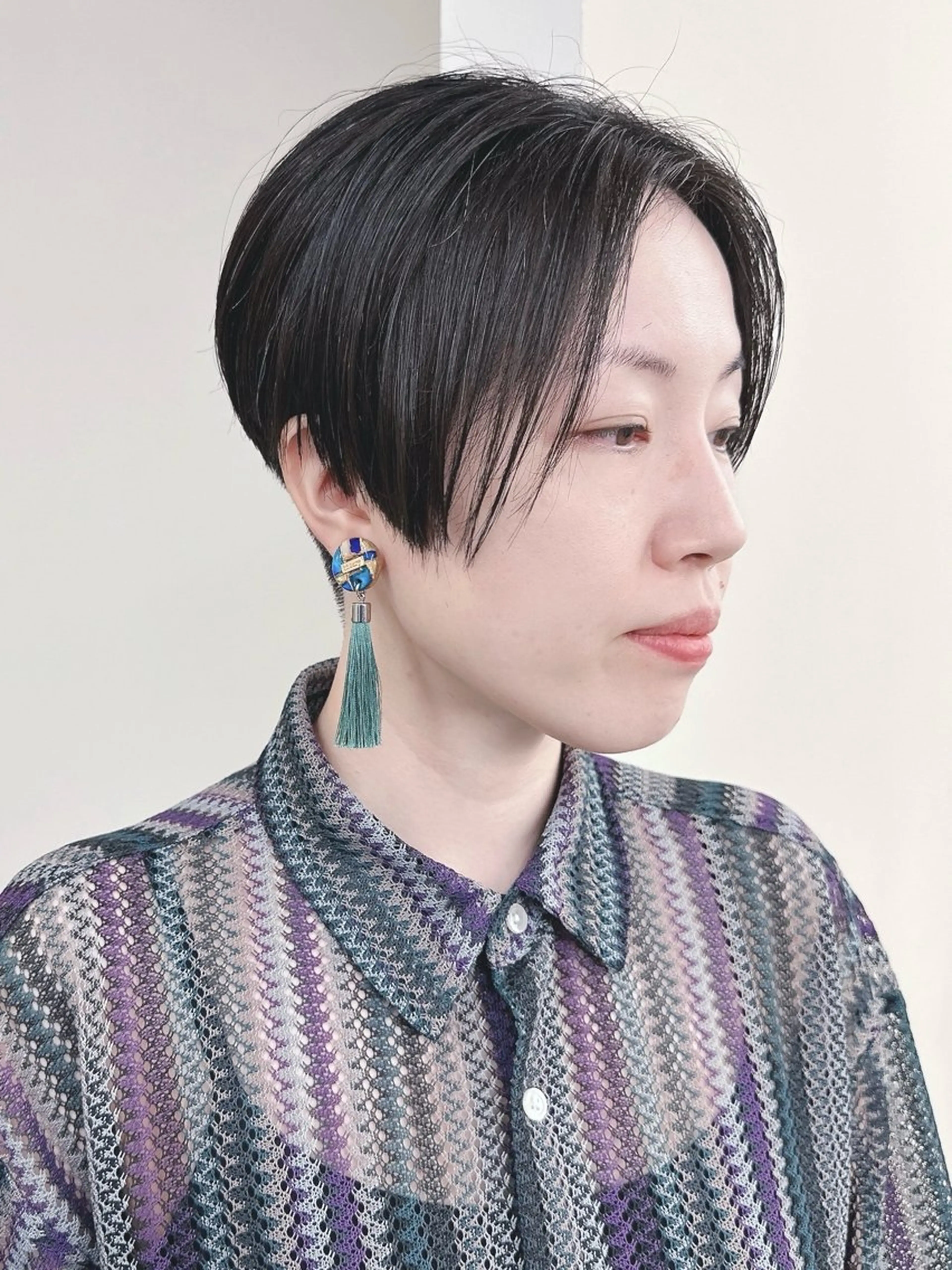 ショート カット ボブ/ゆるふわ ボブパーマ/とういのヘアスタイル