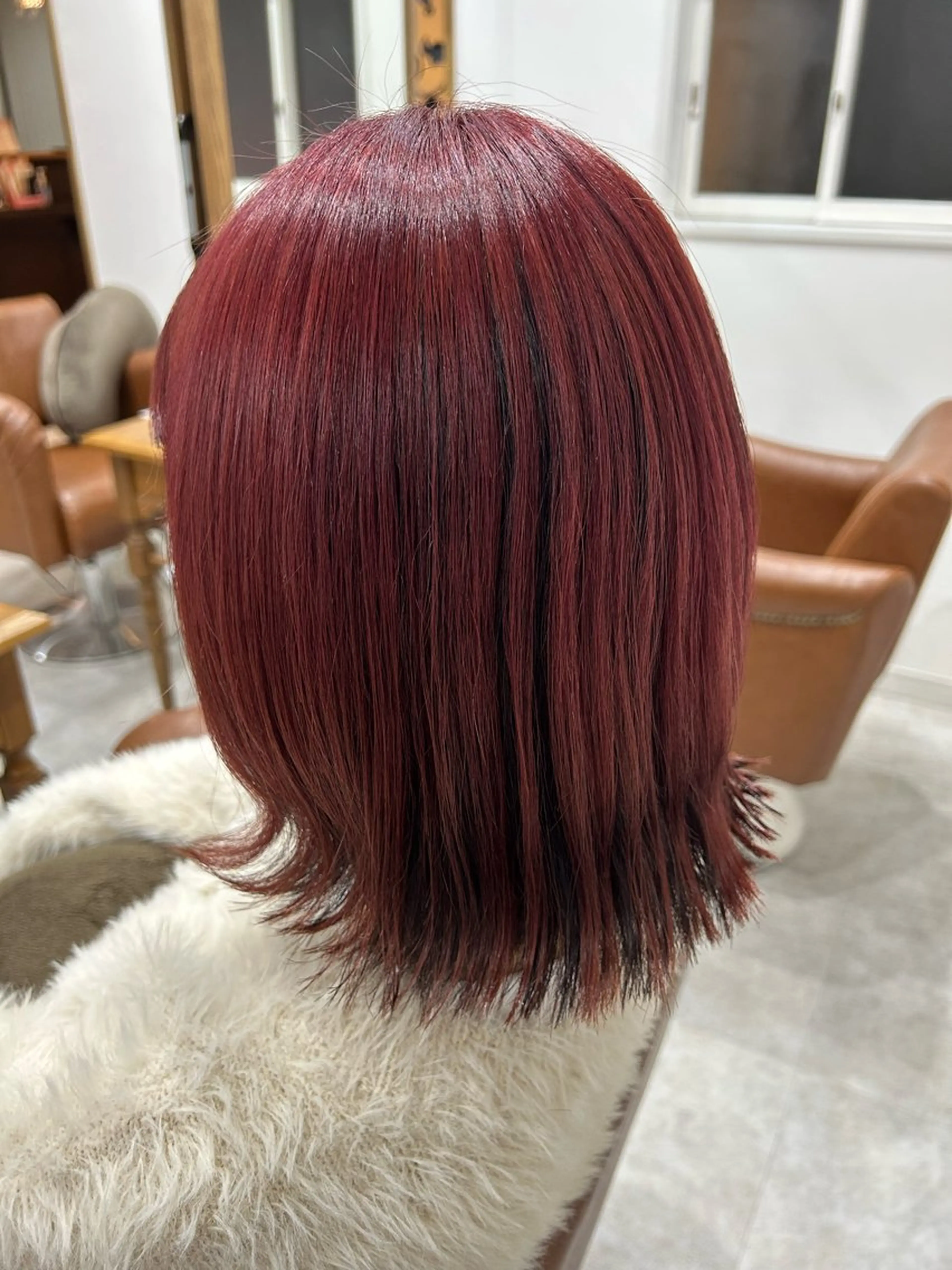 カラー 町田 未希のヘアスタイル