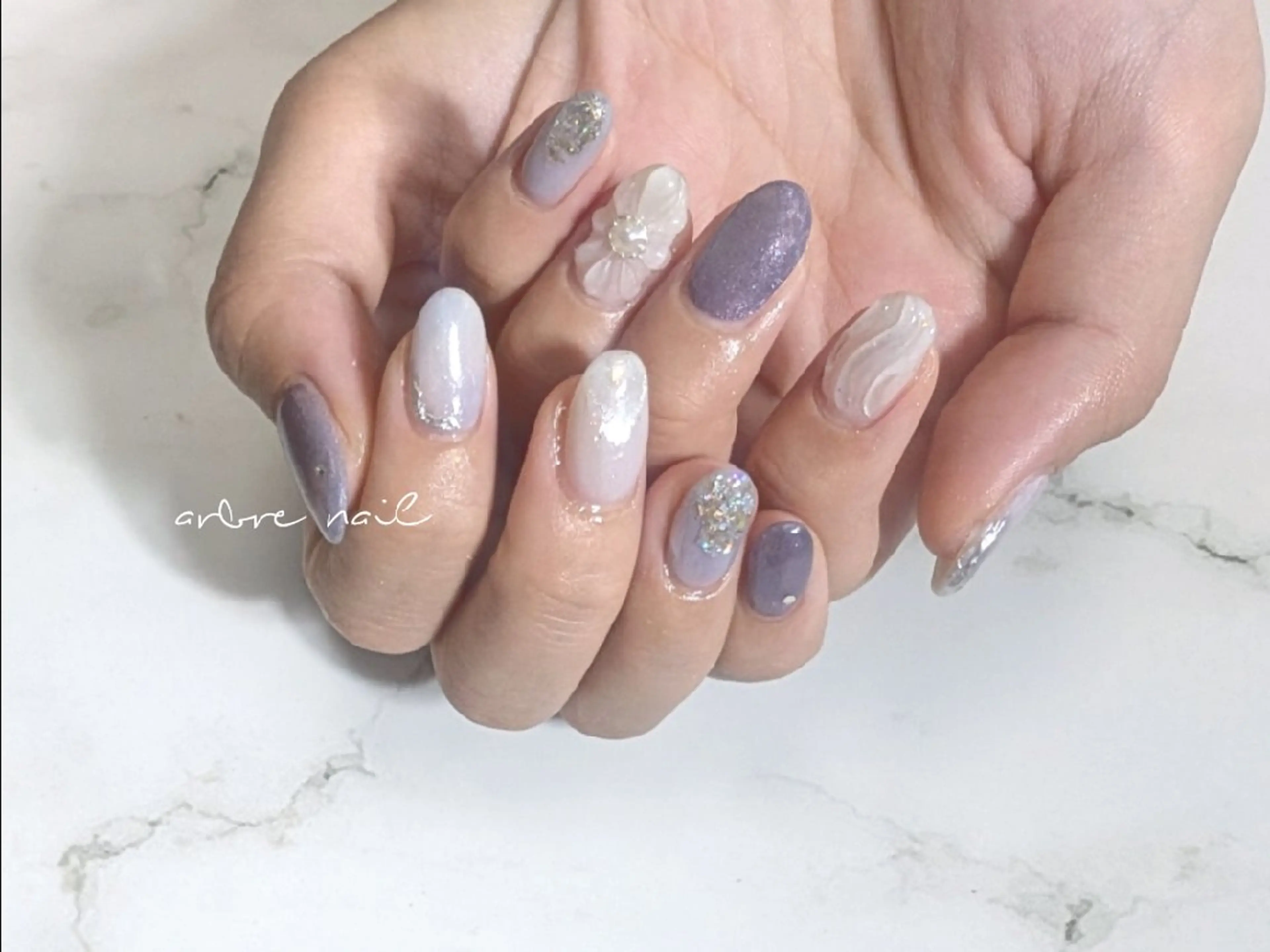 ネイル ＊arbre nail＊.アーブルネイル所属・✯.。 arbre  nail 。✯.のネイルデザイン