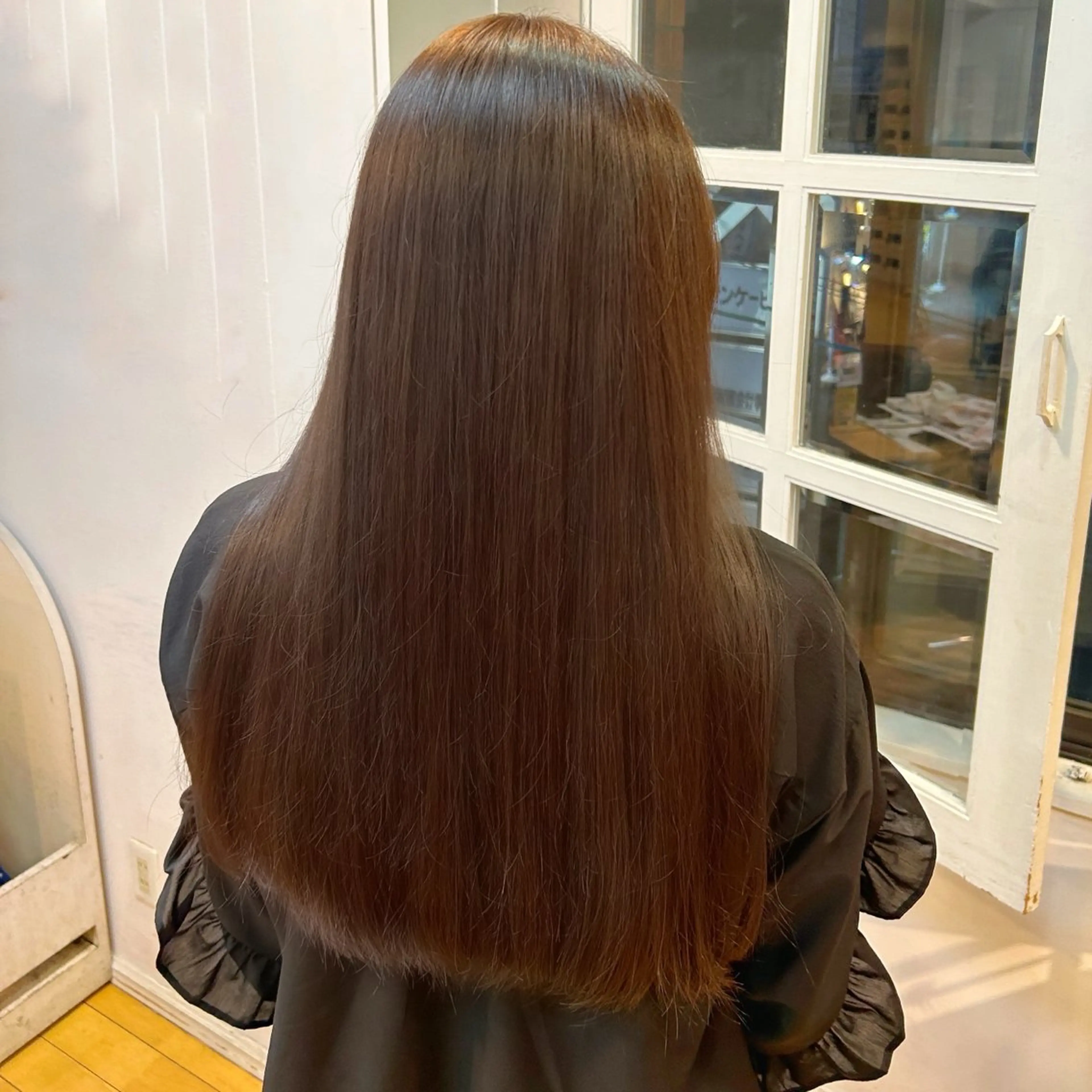 ロング カラー ブラウンカラー オリーブブラウン 庄内/髪質改善 ハナキ モエのヘアスタイル