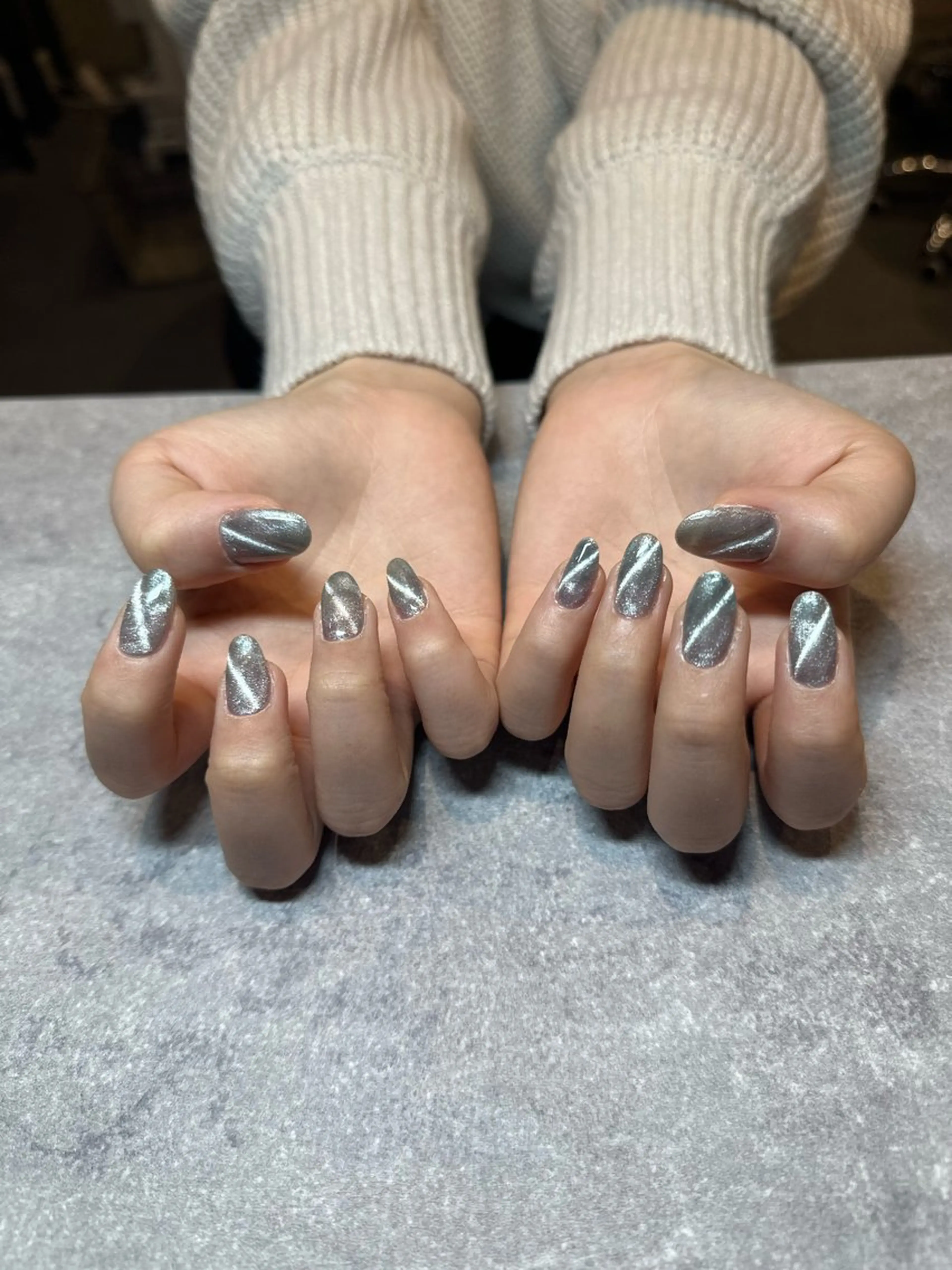 ネイル マグネットネイル ハンドネイル 【大阪本町 / ネイ ル】NAMI 🐻のネイルデザイン