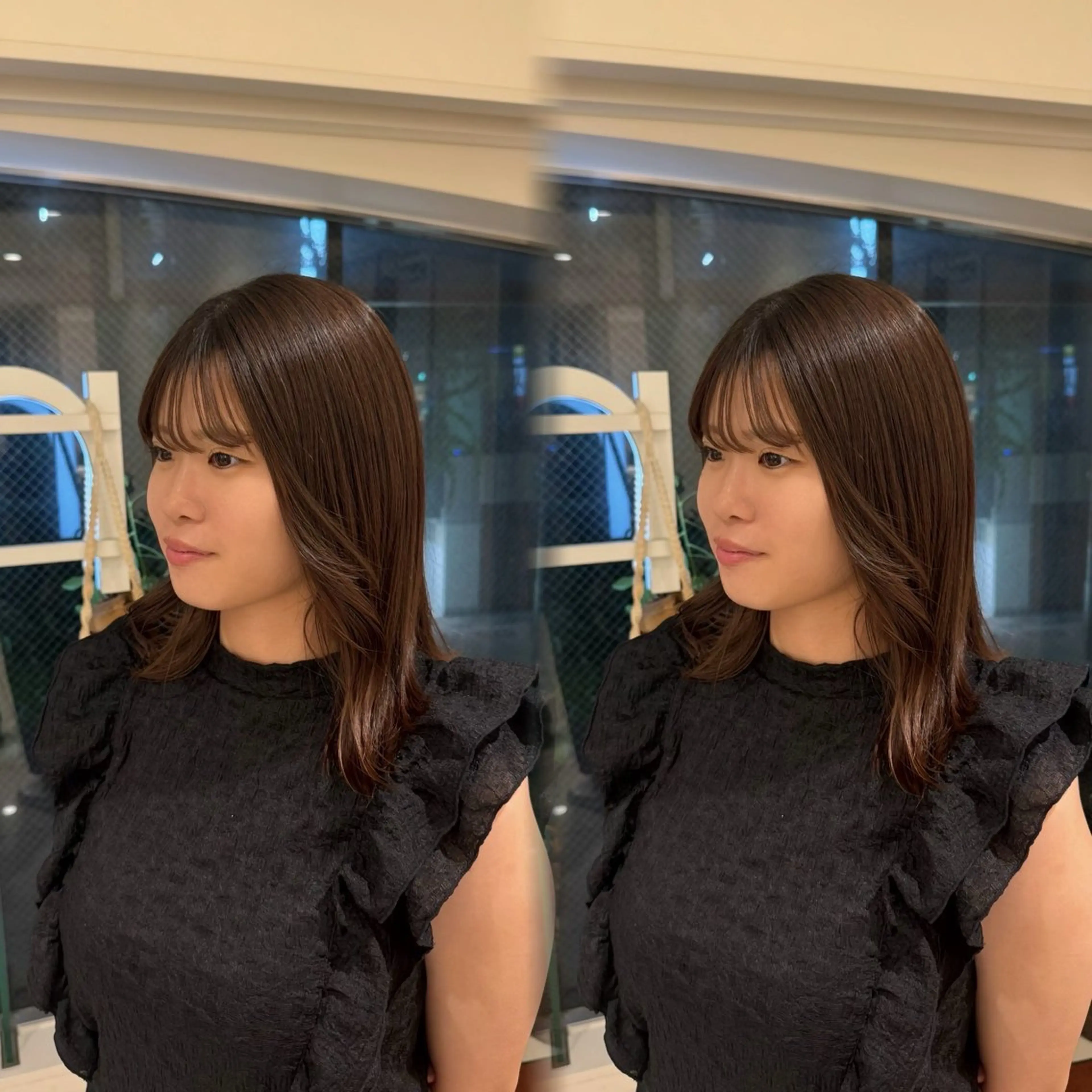 ミディアム トリートメント 艶髪／カラー／ 銀座／RINA🎀のヘアスタイル