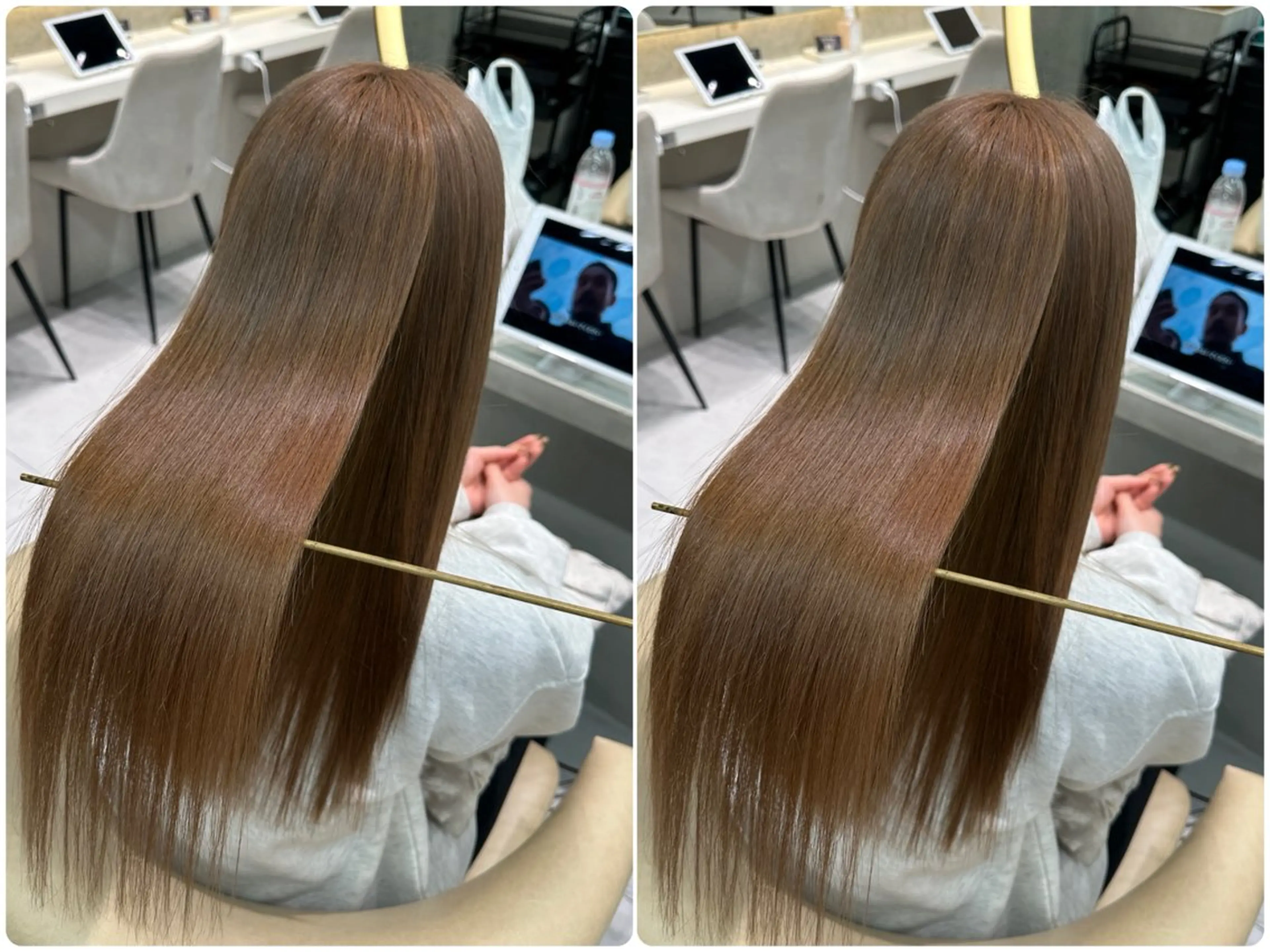 ロング カット 縮毛矯正 トリートメント ゆーだい🇰🇷韓国 🇰🇷×髪質改善のヘアスタイル