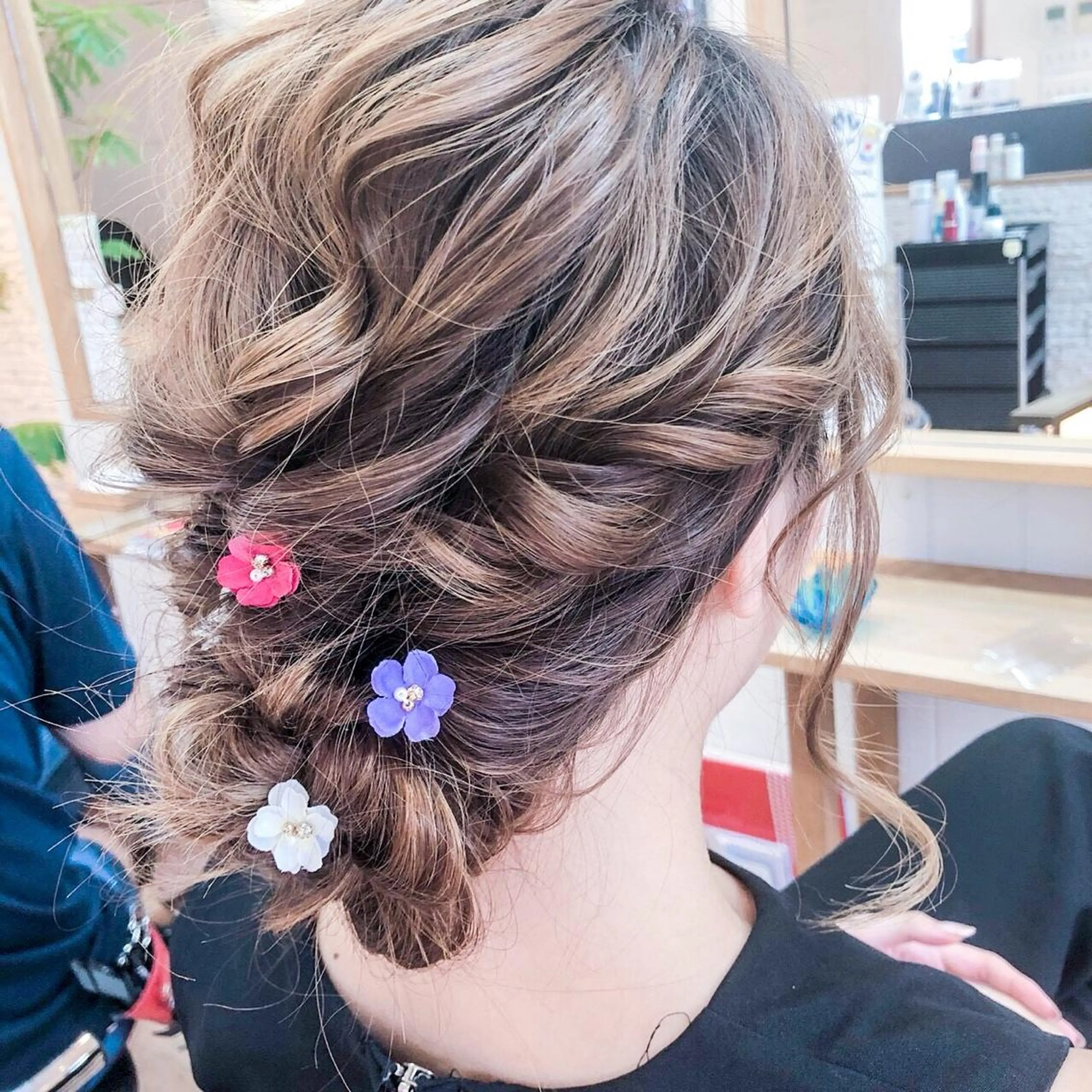 ロング ヘアアレンジ トップスタイリスト 💙藤原 純のヘアスタイル