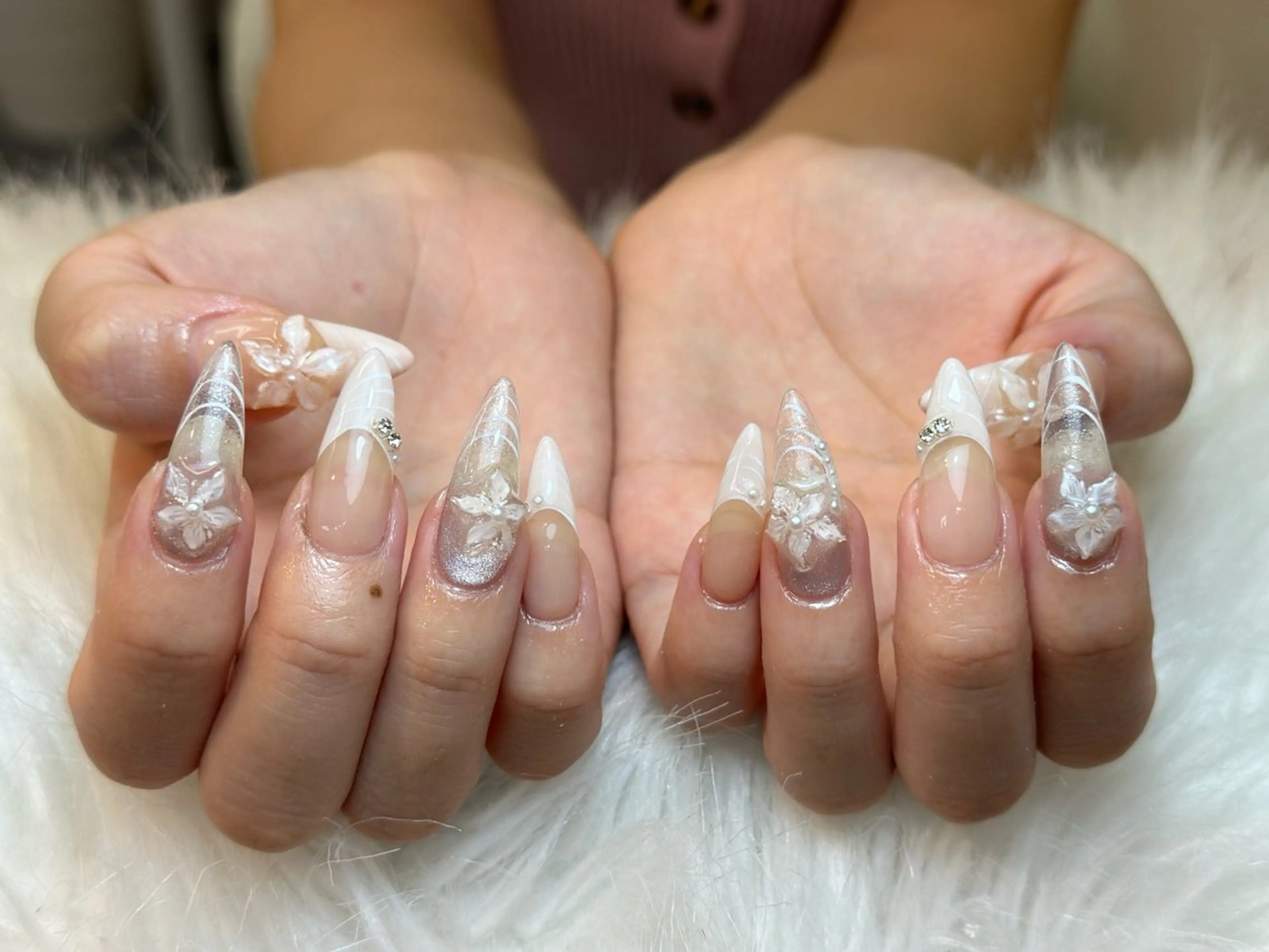 ネイル アートネイル ジェルネイル マグネットネイル ハンドネイル JennNail_ マオのネイルデザイン