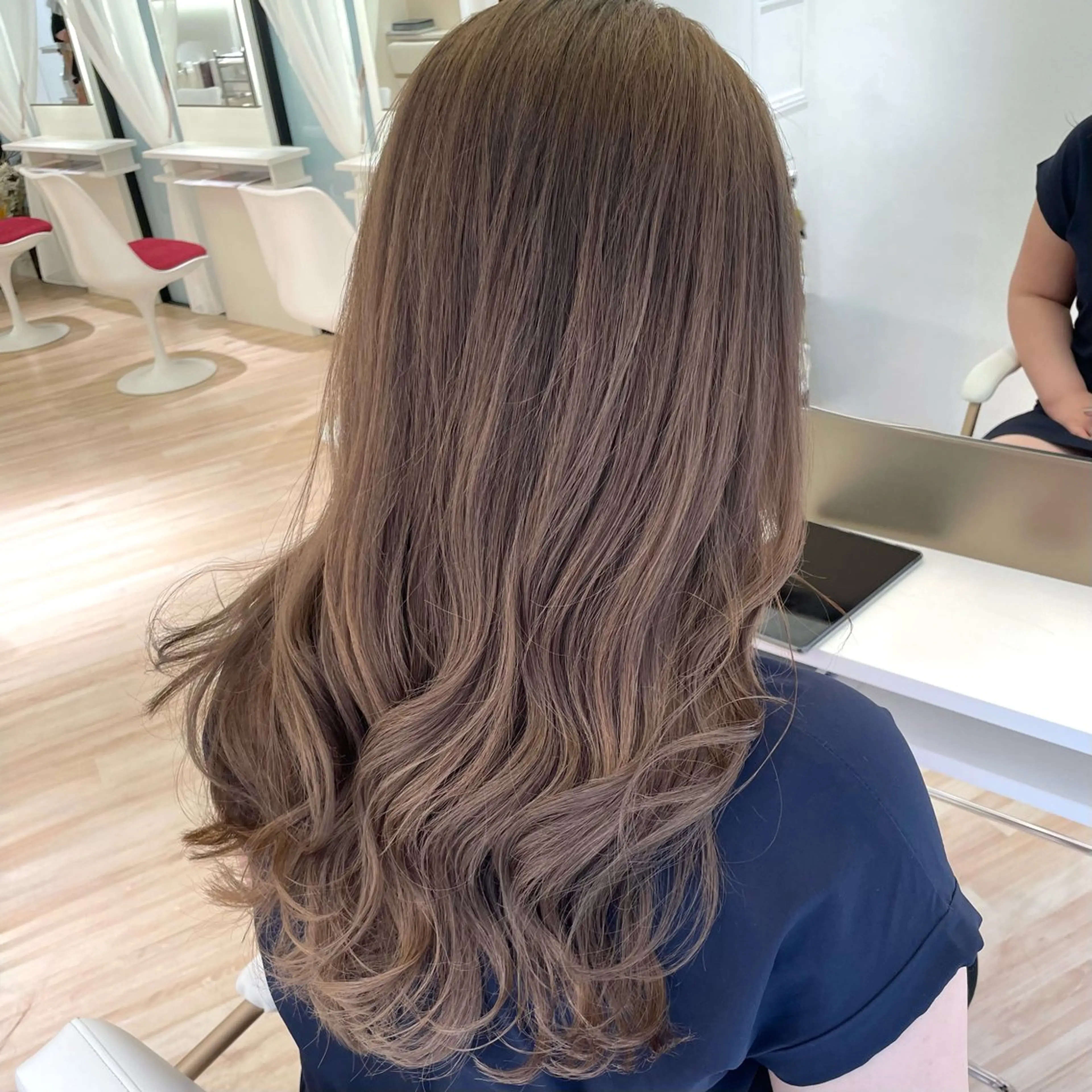 ロング カラー ヘアカラー ParveMix￤ 大賀さつき🍨🤍のヘアスタイル