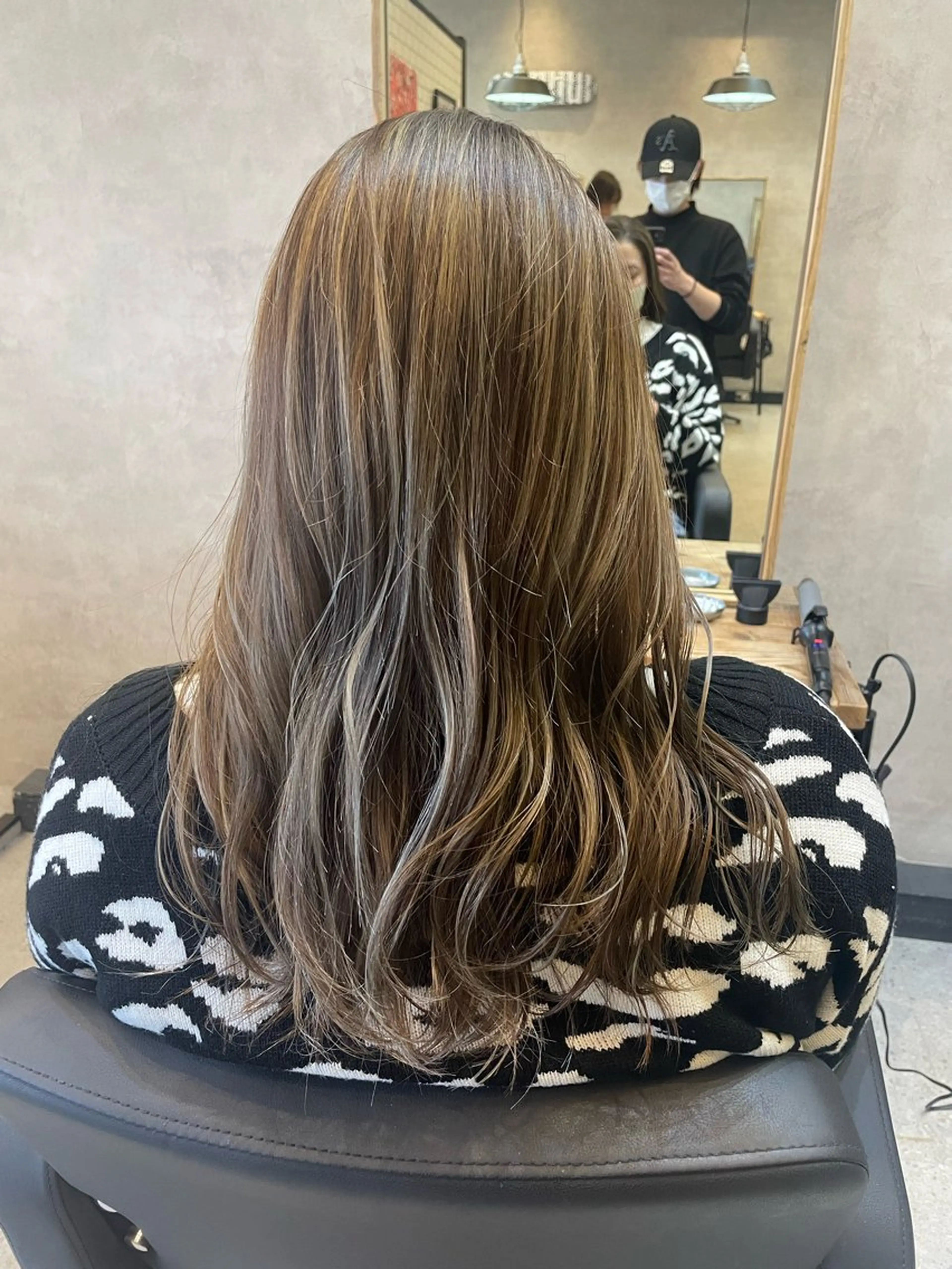ロング カラー カット ヘアカラー haf店長 ✂︎タカハシレン✂︎のヘアスタイル