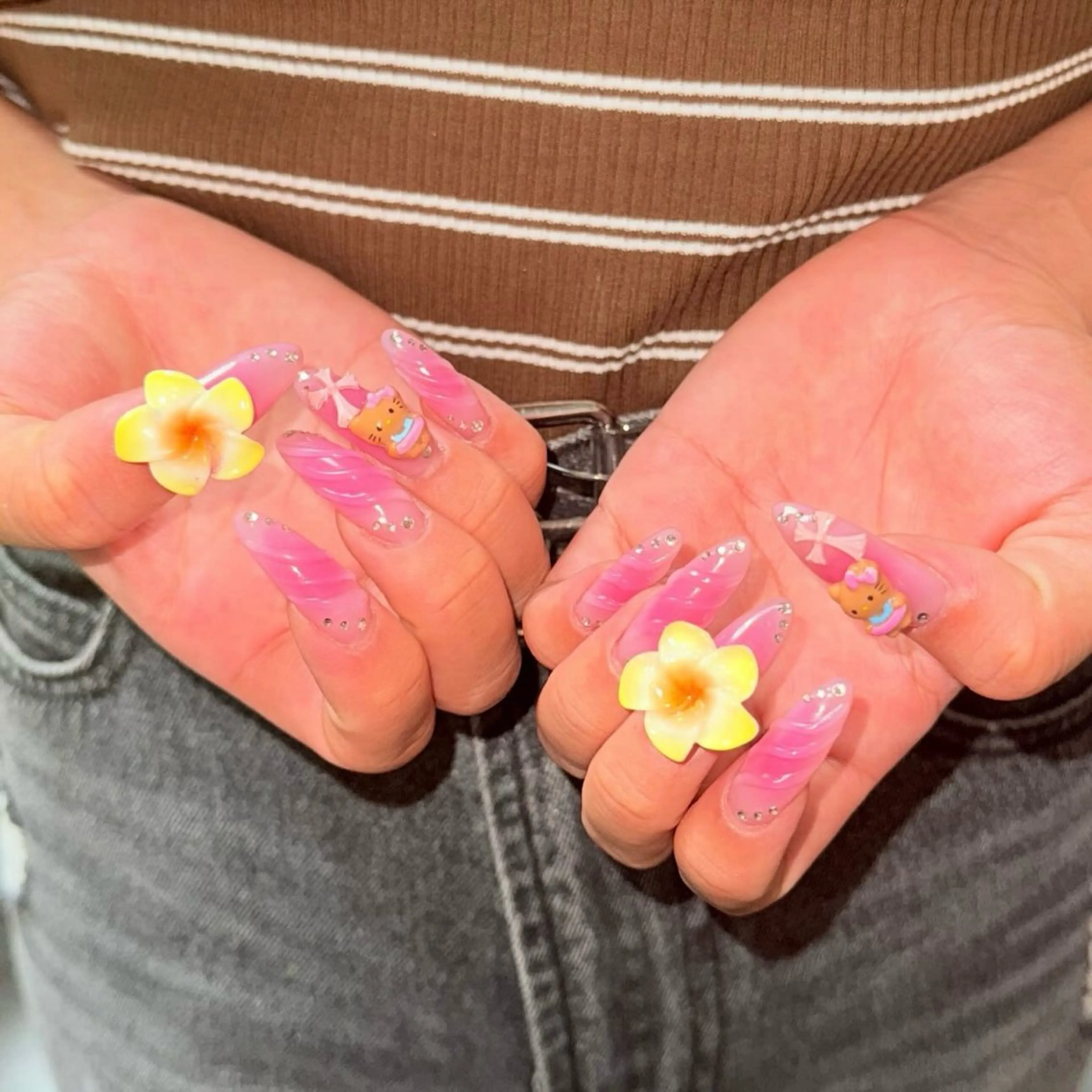 ネイル ハンドネイル すいか 🍉のネイルデザイン