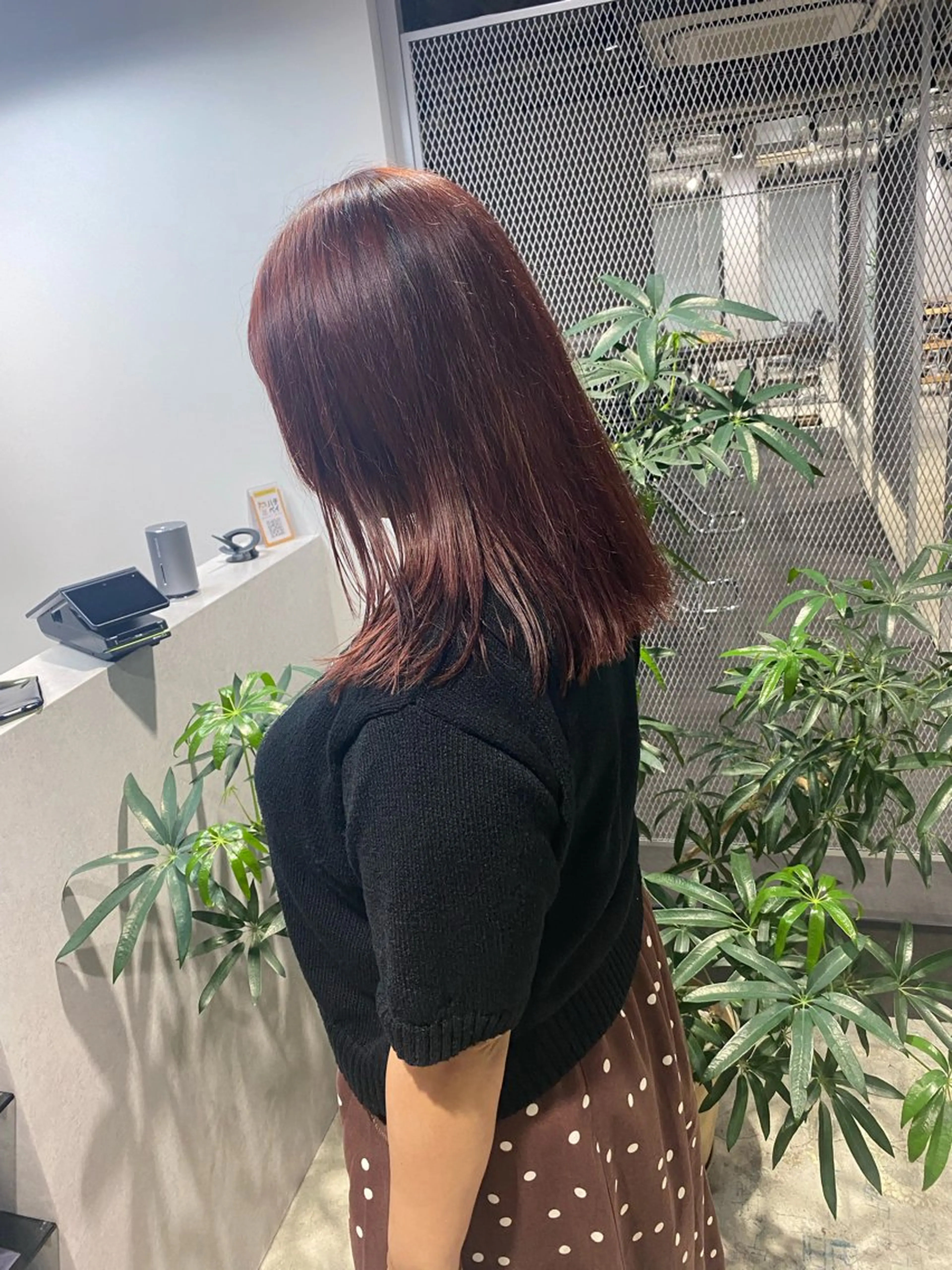 ミディアム ヘアカラー 村田 健のヘアスタイル