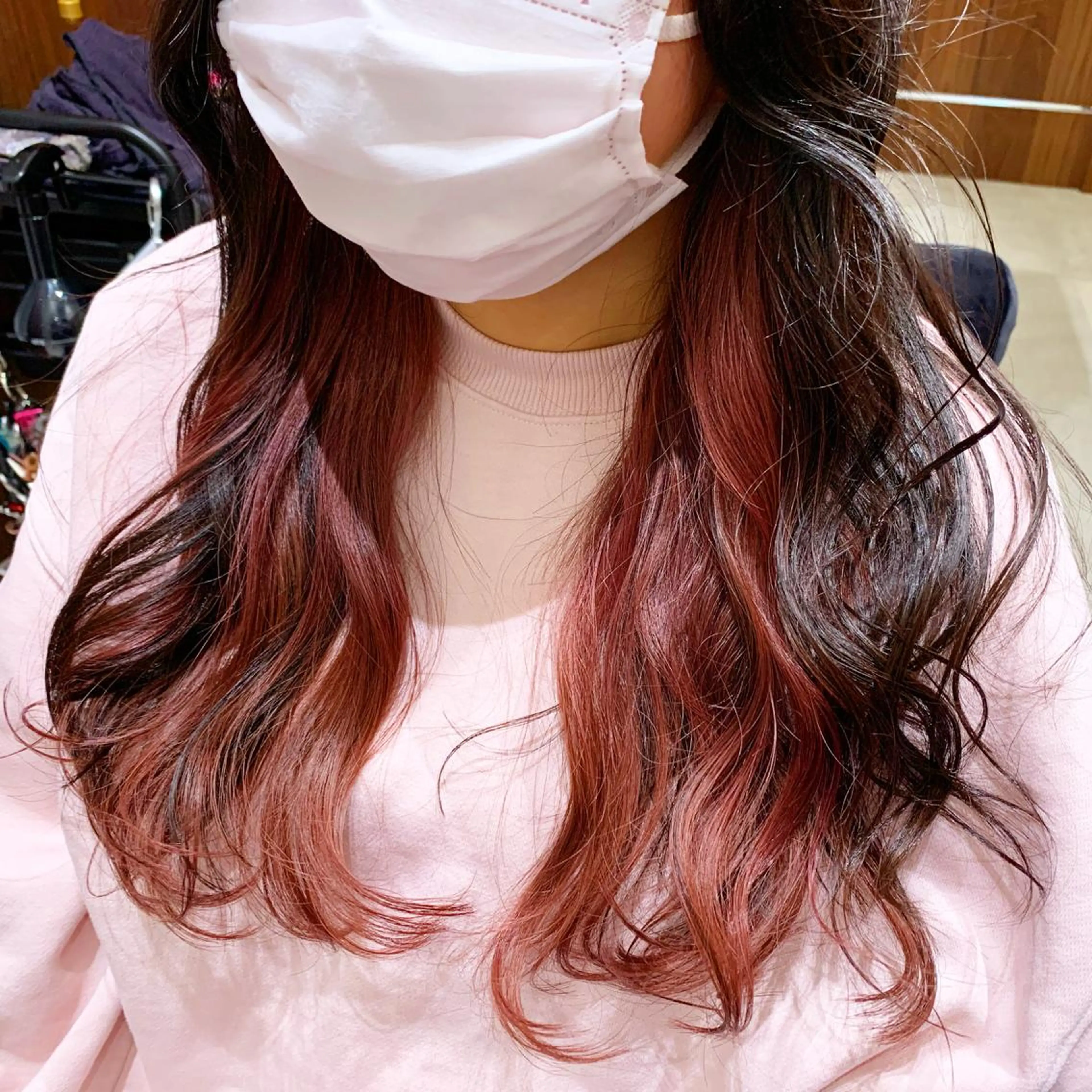 ロング カラー 銀座フリーランススタ イリストMIYUKIのヘアスタイル