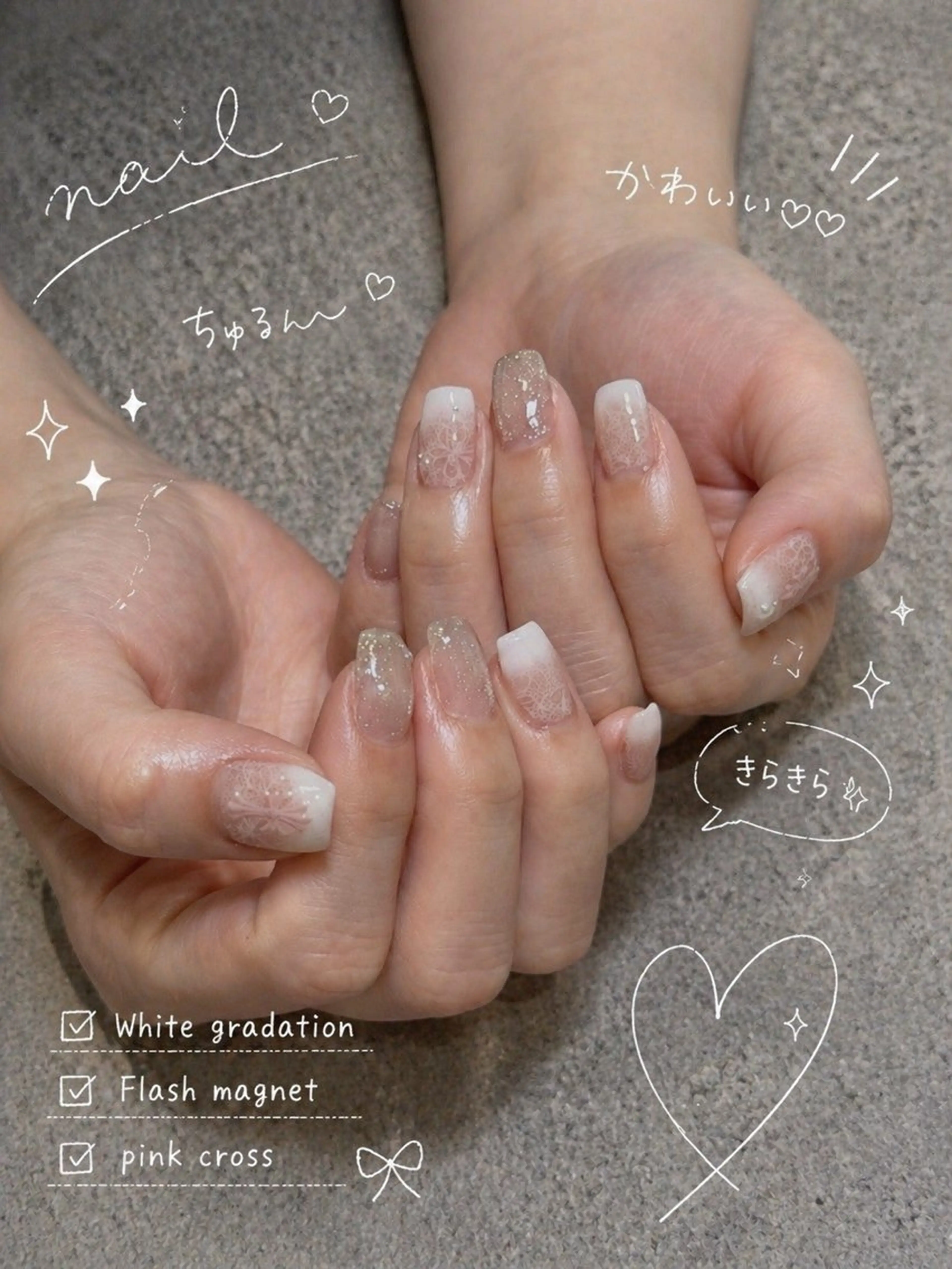 ネイル ハンドネイル サロン　ビレッジ 博多店　SHIHOのネイルデザイン