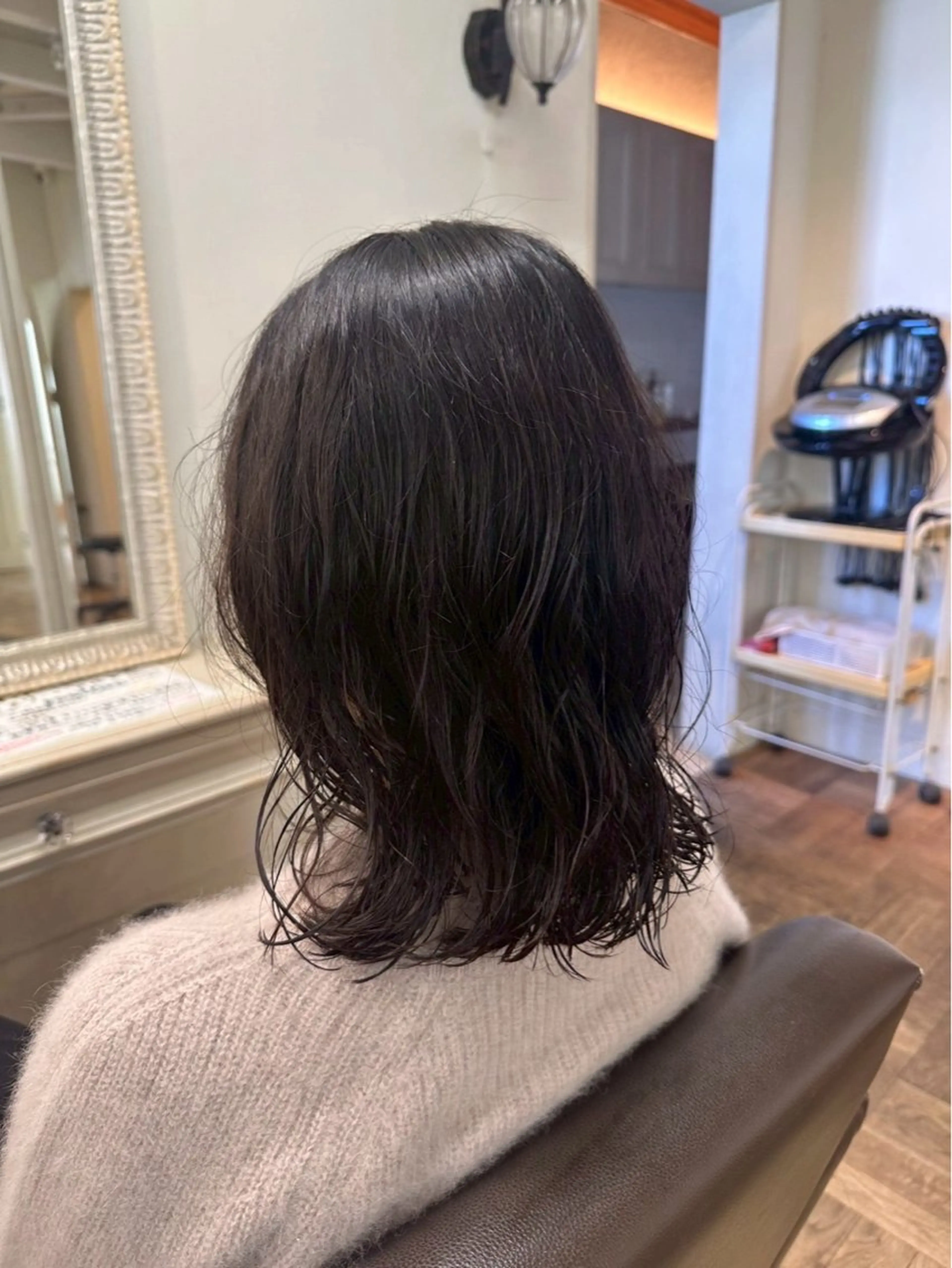 セミロング 古川 心のヘアスタイル