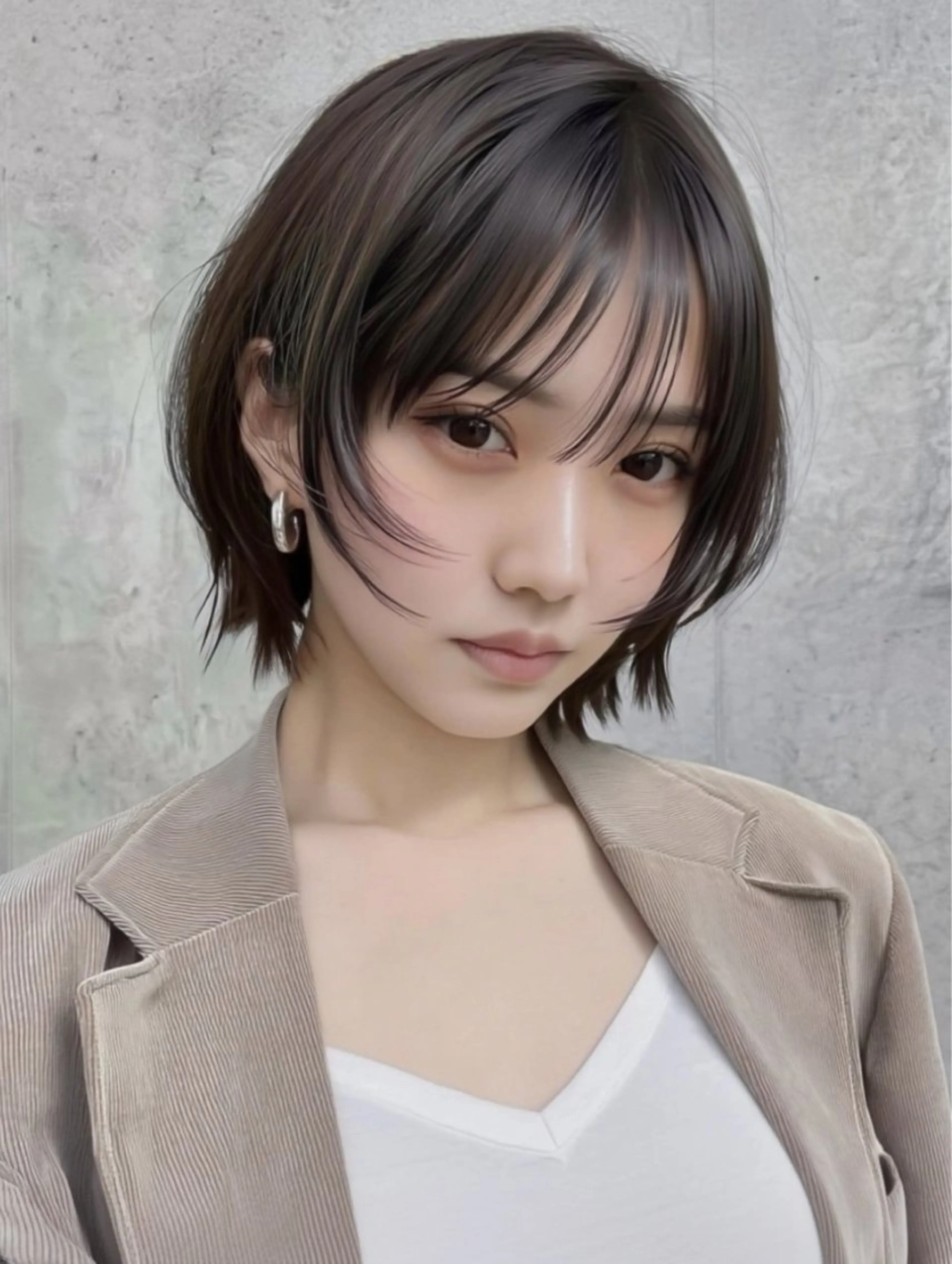 ショート くびれボブレイヤー 渋谷/kougaのヘアスタイル