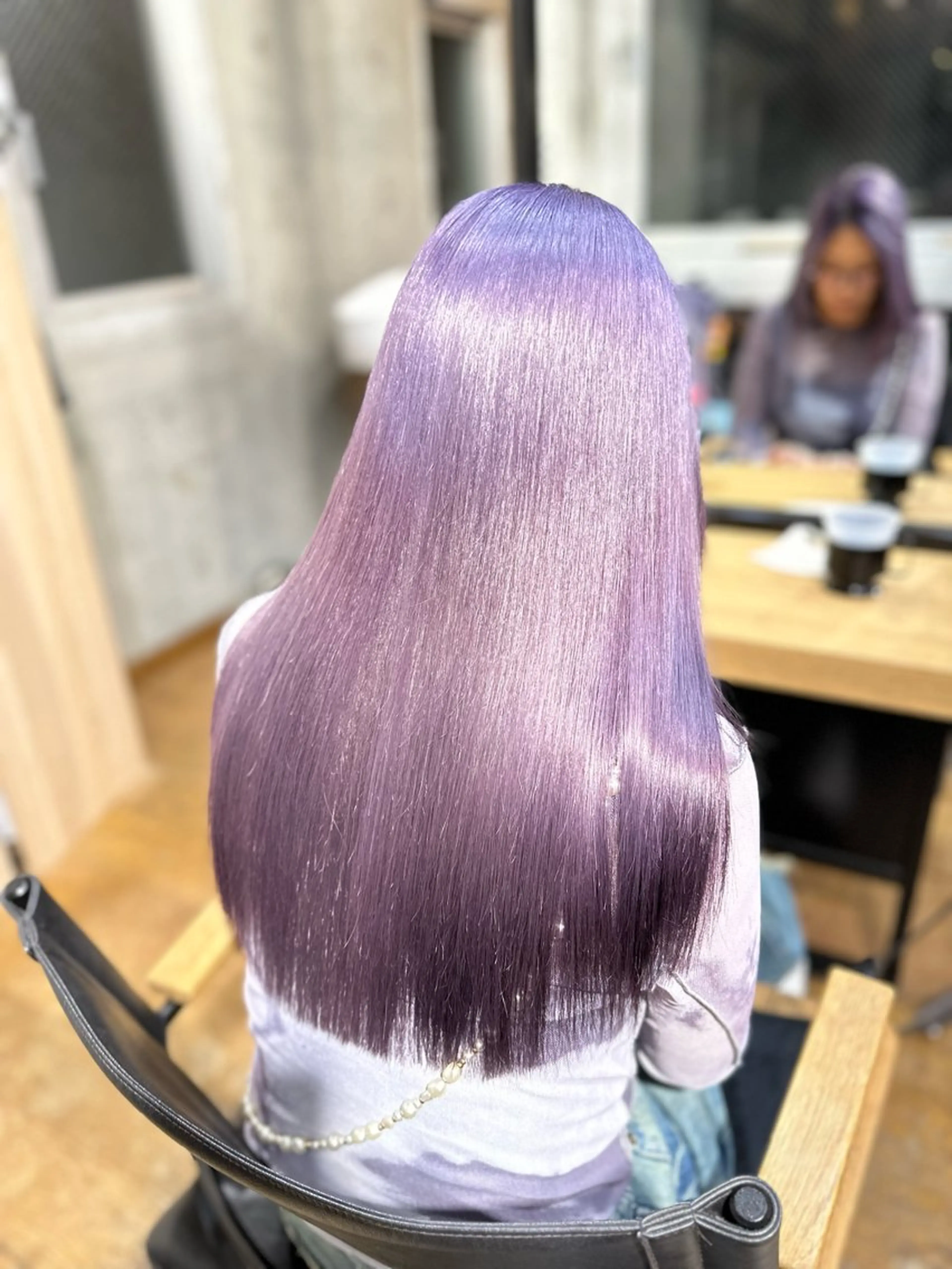 ロング カラー アディクシーカラー ブリーチ ケアブリーチ ダブルカラー イヤリングカラー DAIKIベージュ 🍂レイヤーカットのヘアスタイル