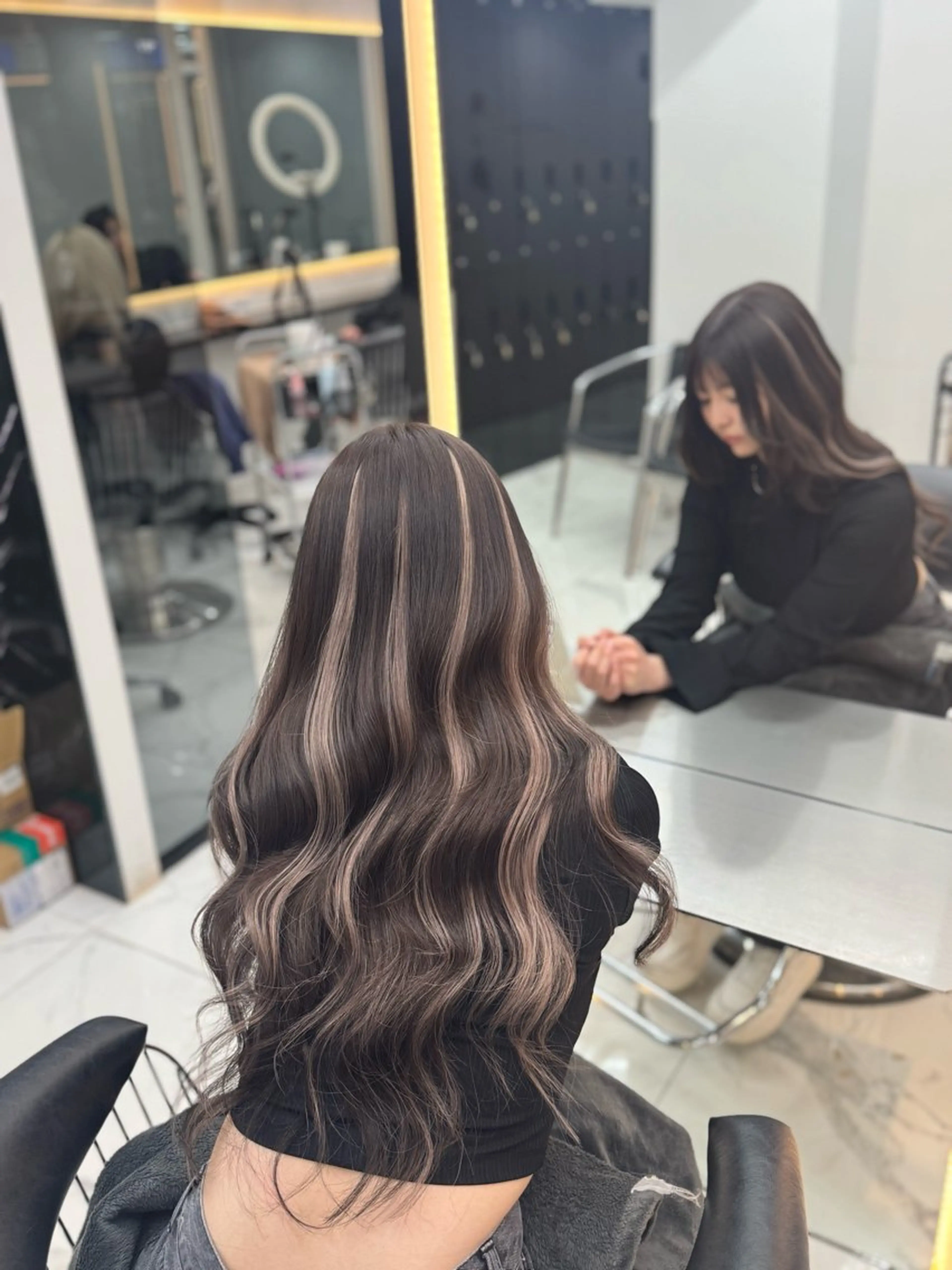 ロング エクステ lapis 渋谷本店 きりかのヘアスタイル