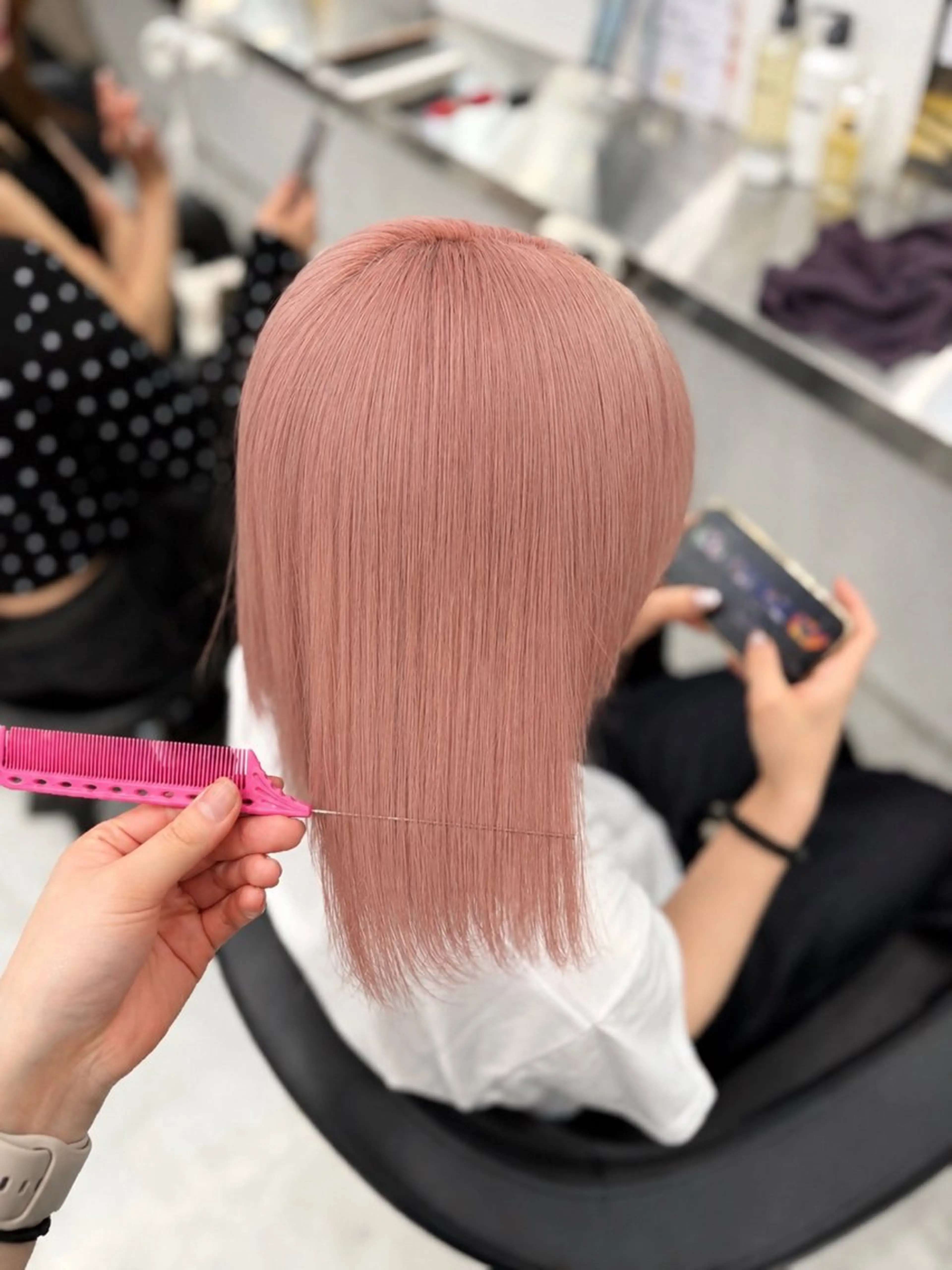 ショート ♡暖色ガーリー/ ピンク/かえで♡のヘアスタイル
