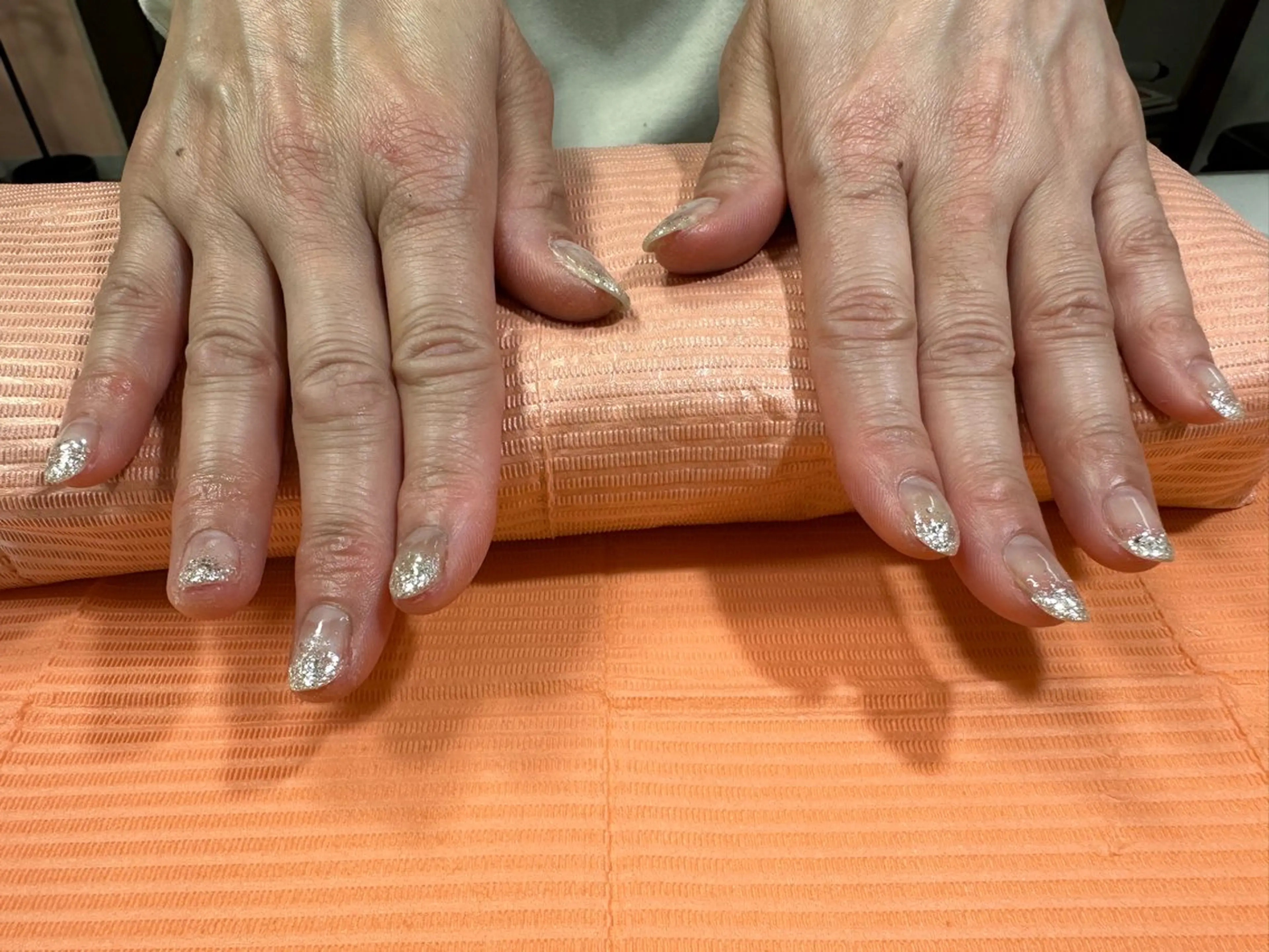 ネイル グラデーション ラメ(グリッター) ラメグラデーション 【Jr.ネイリスト】 💜serina💜のネイルデザイン