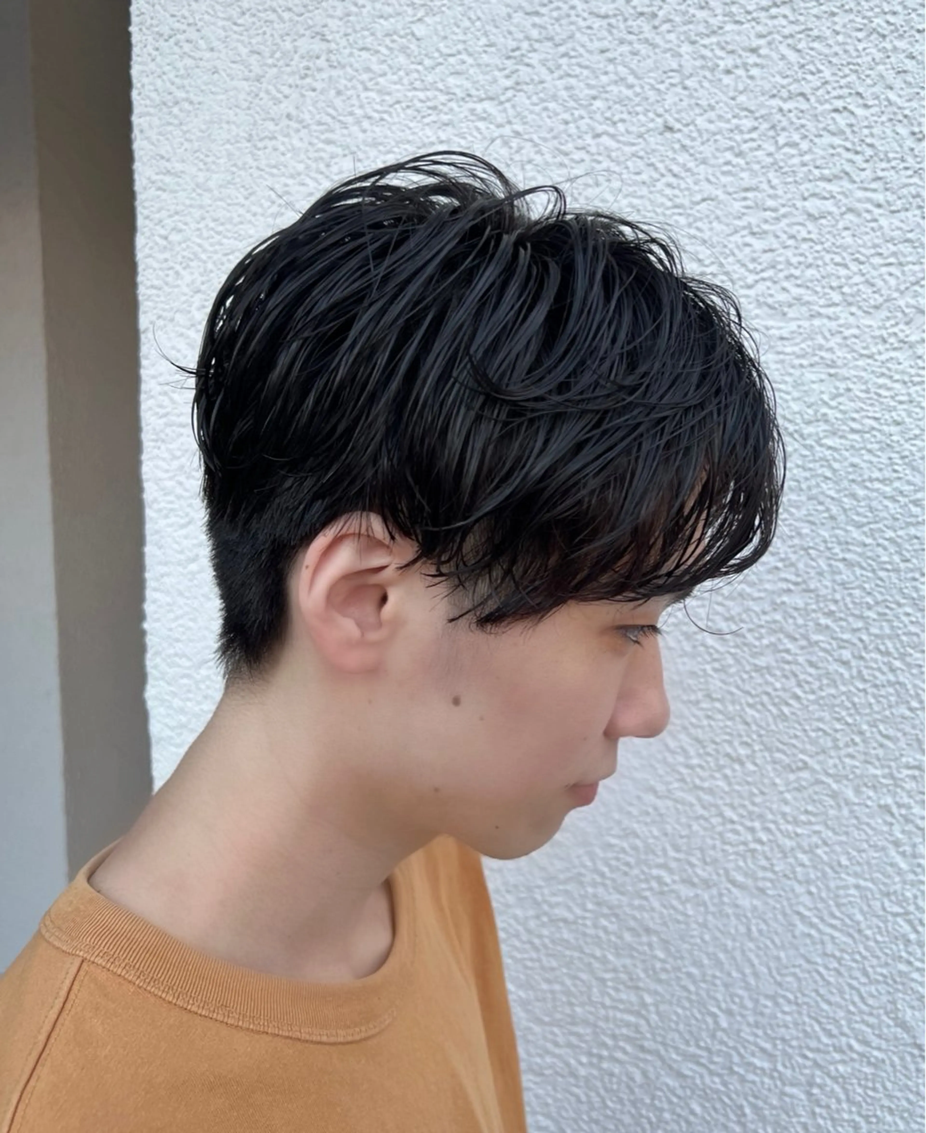 ショート パーマ メンズ メンズパーマ ニュアンスパーマ letter by novel 大野のヘアスタイル