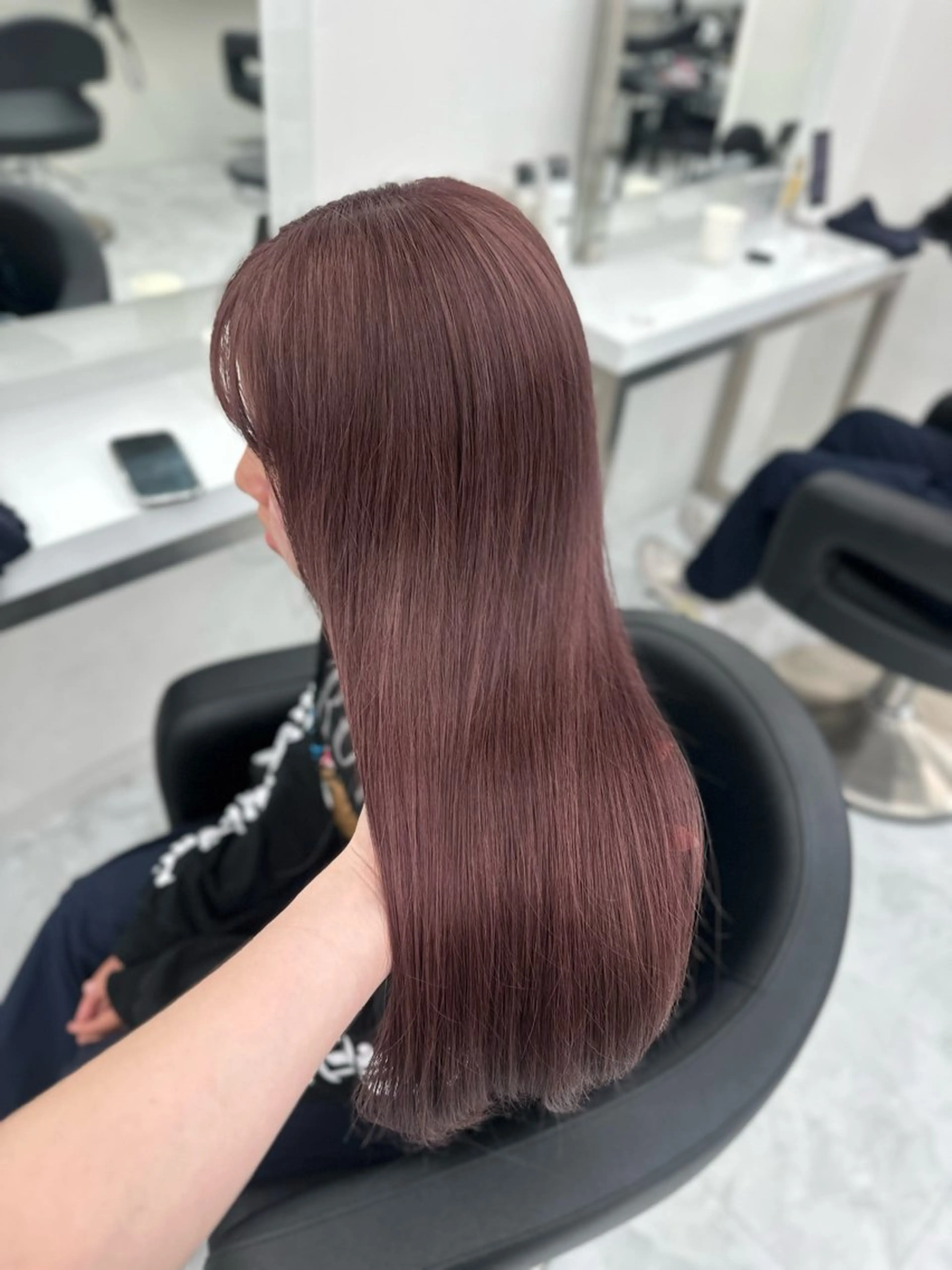 ロング カラー ヘアカラー トリートメント ヘッドスパ ヘアセット 似合わせstyle ❤︎misaki❤︎のヘアスタイル