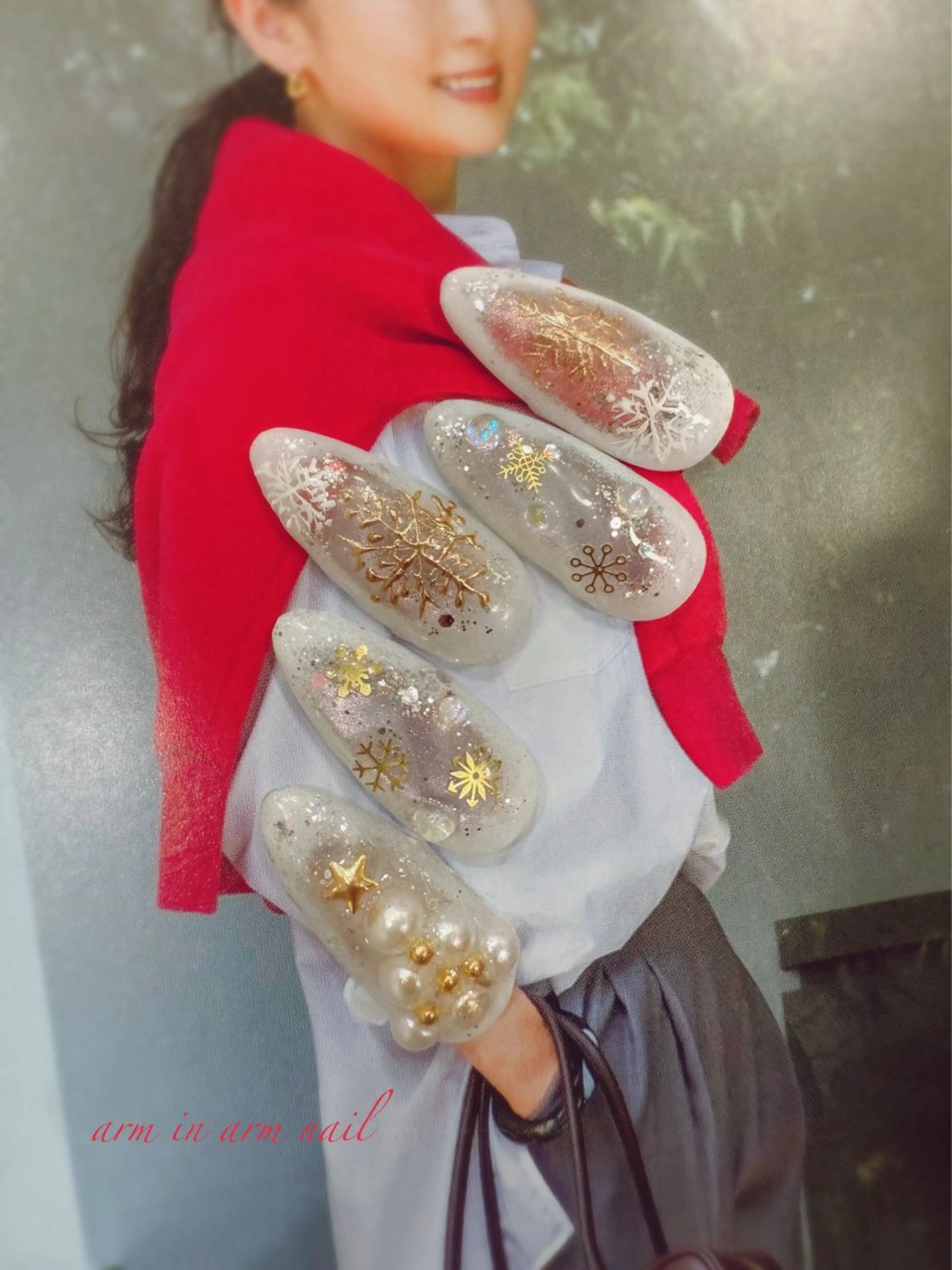 ネイル arm in arm ︎✿Yamamotoのマツエク・マツパデザイン