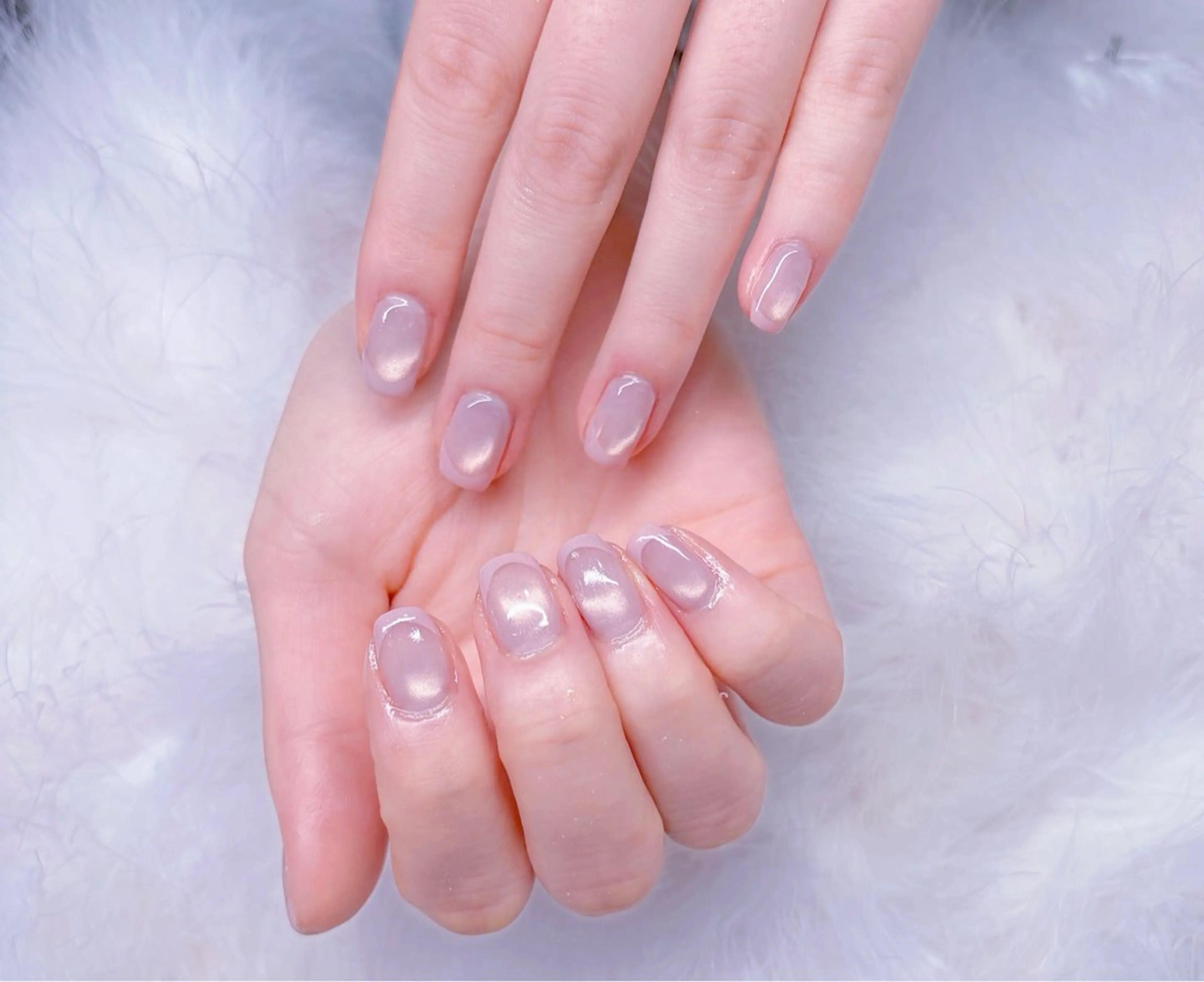 ネイル チークネイル 桜ネイル 長さ出し フットネイル フレンチネイル ビューティー ネイルのネイルデザイン