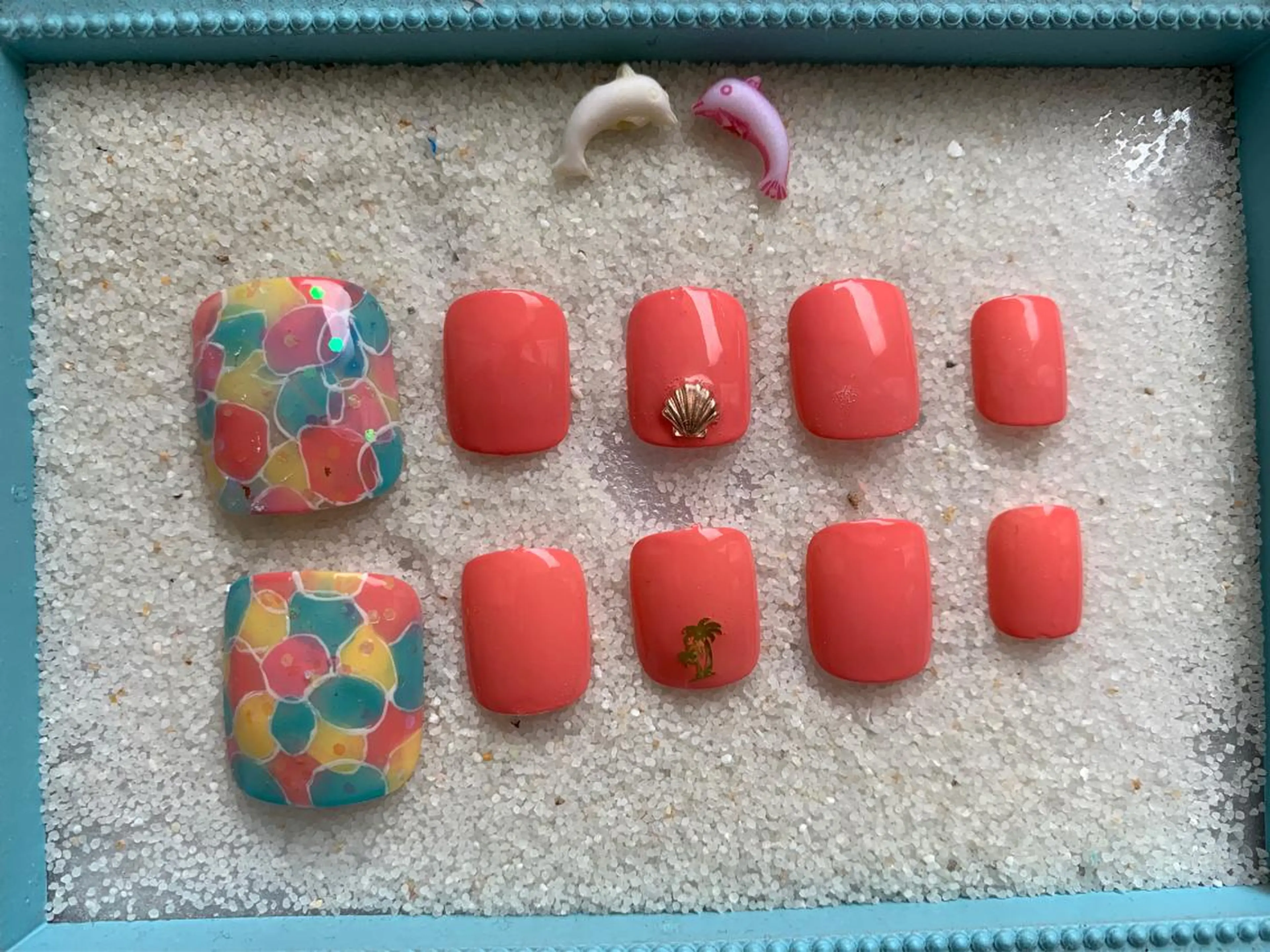 ネイル ゴールド ホワイト noheanail YONEDAのネイルデザイン