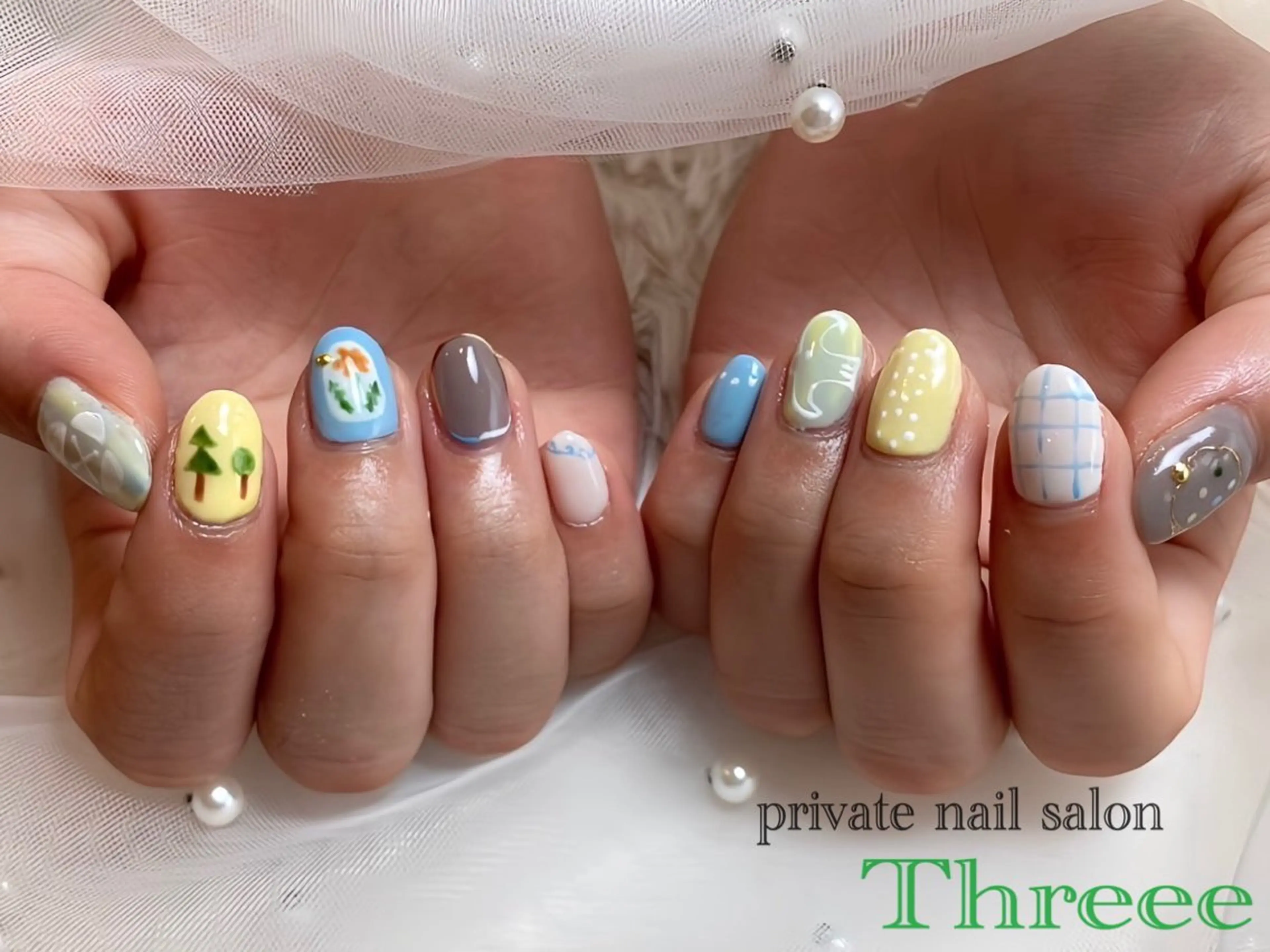 ネイル ハンドネイル Nail salon - Threee　-のネイルデザイン