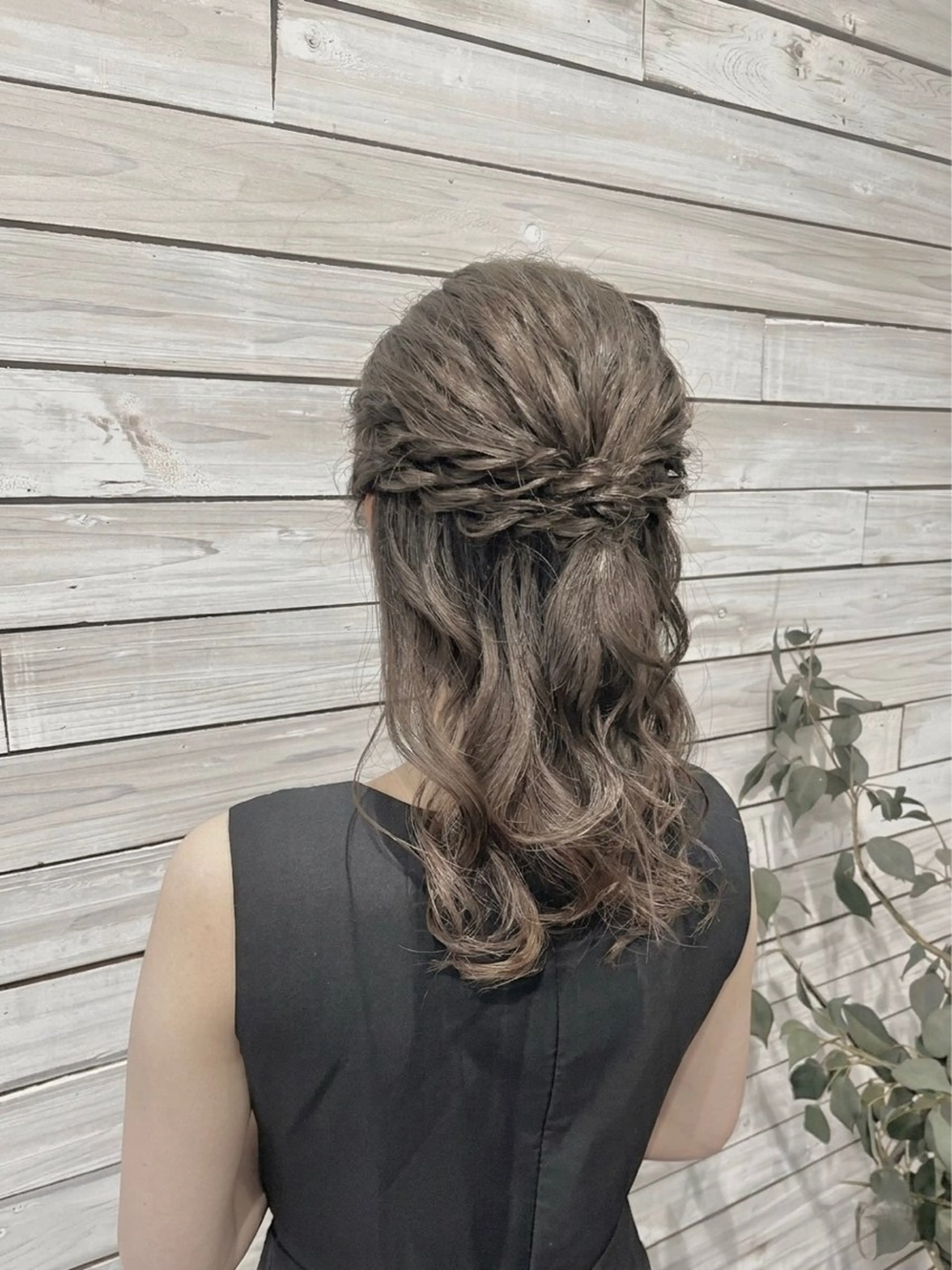 ✨️【大人ぽさ×可愛い🤎】 写真映えハーフアップ✨️の写真