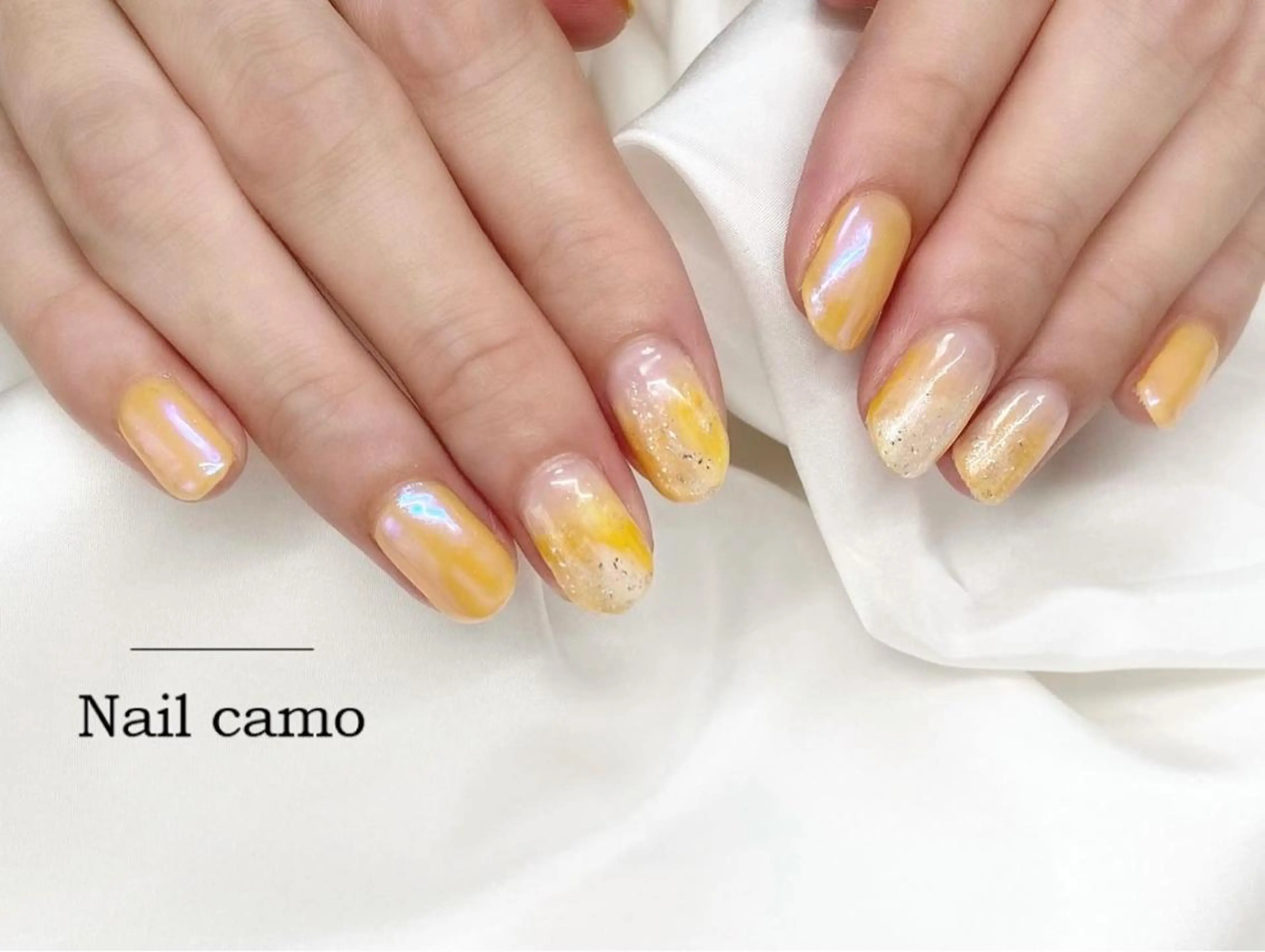 ネイル 持ち込み ニュアンスネイル 🌟Nail camo🌟のネイルデザイン