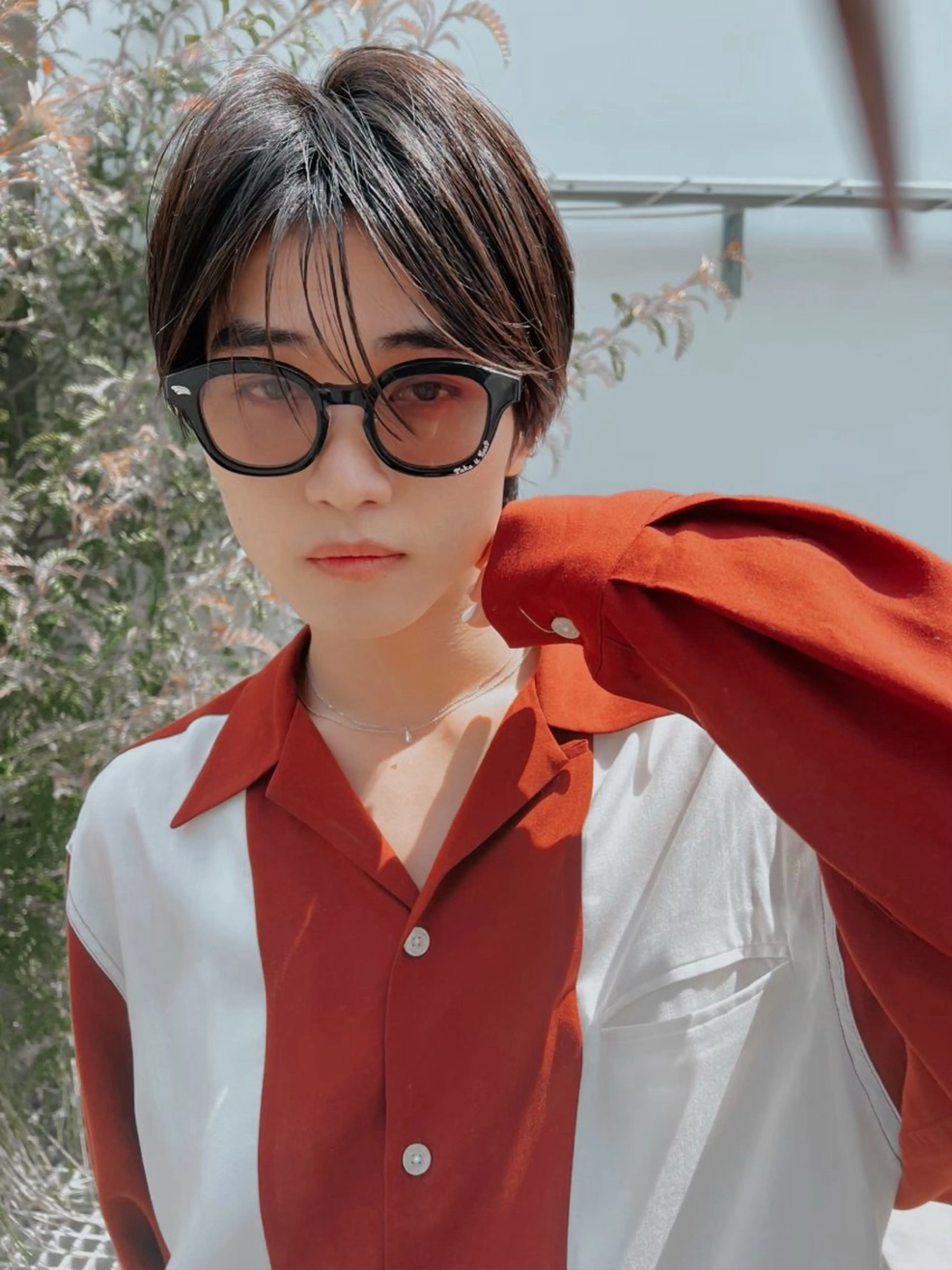 ショート カラー メンズ 刈り上げ ✨🩷似合わせ🩷✨ ブリーチ🫰🏾前川のヘアスタイル